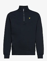 Lyle & Scott - Quarter Zip Pullover - trøjer - z271 dark navy - 0