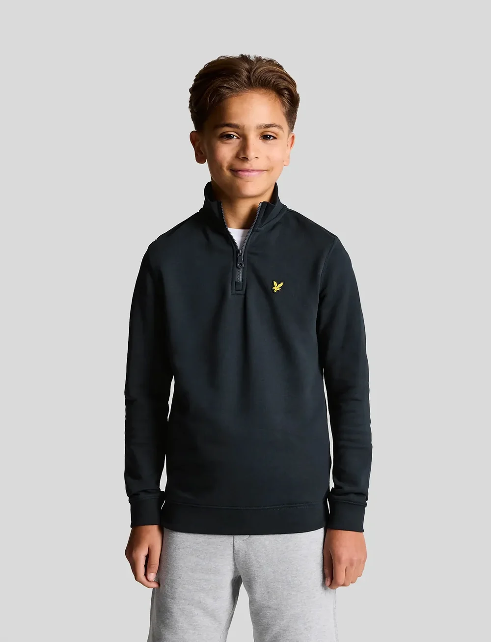 Lyle & Scott - Quarter Zip Pullover - sweatshirts - z271 dark navy - 0