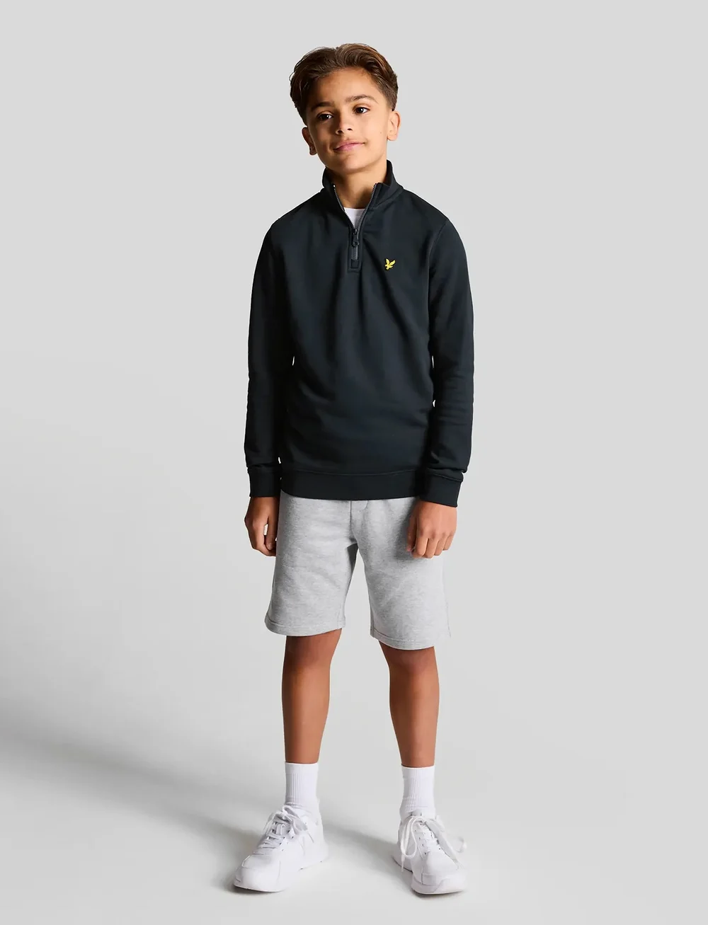 Lyle & Scott - Quarter Zip Pullover - sweatshirts - z271 dark navy - 3