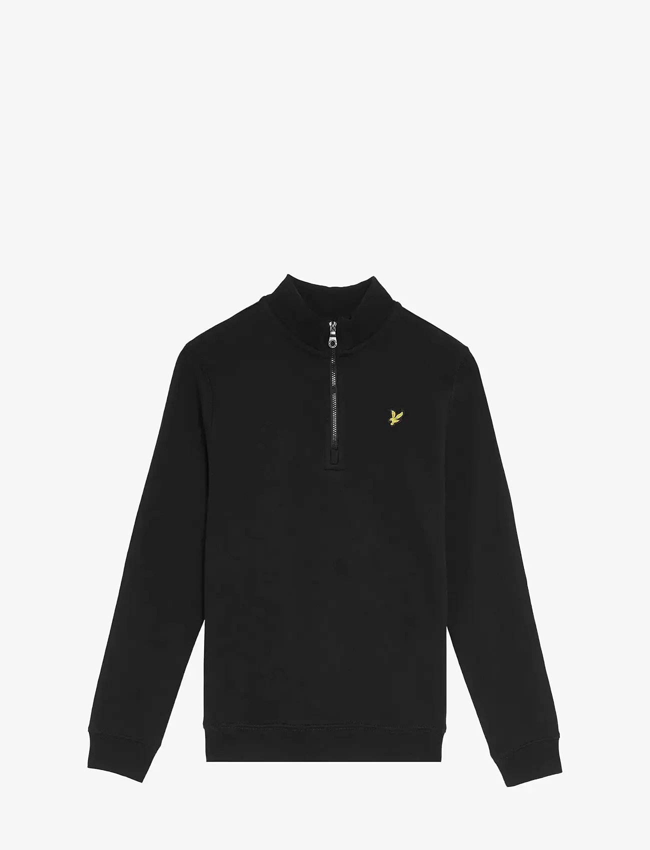 Lyle & Scott - Quarter Zip Pullover - dressipluusid - z865 jet black - 0
