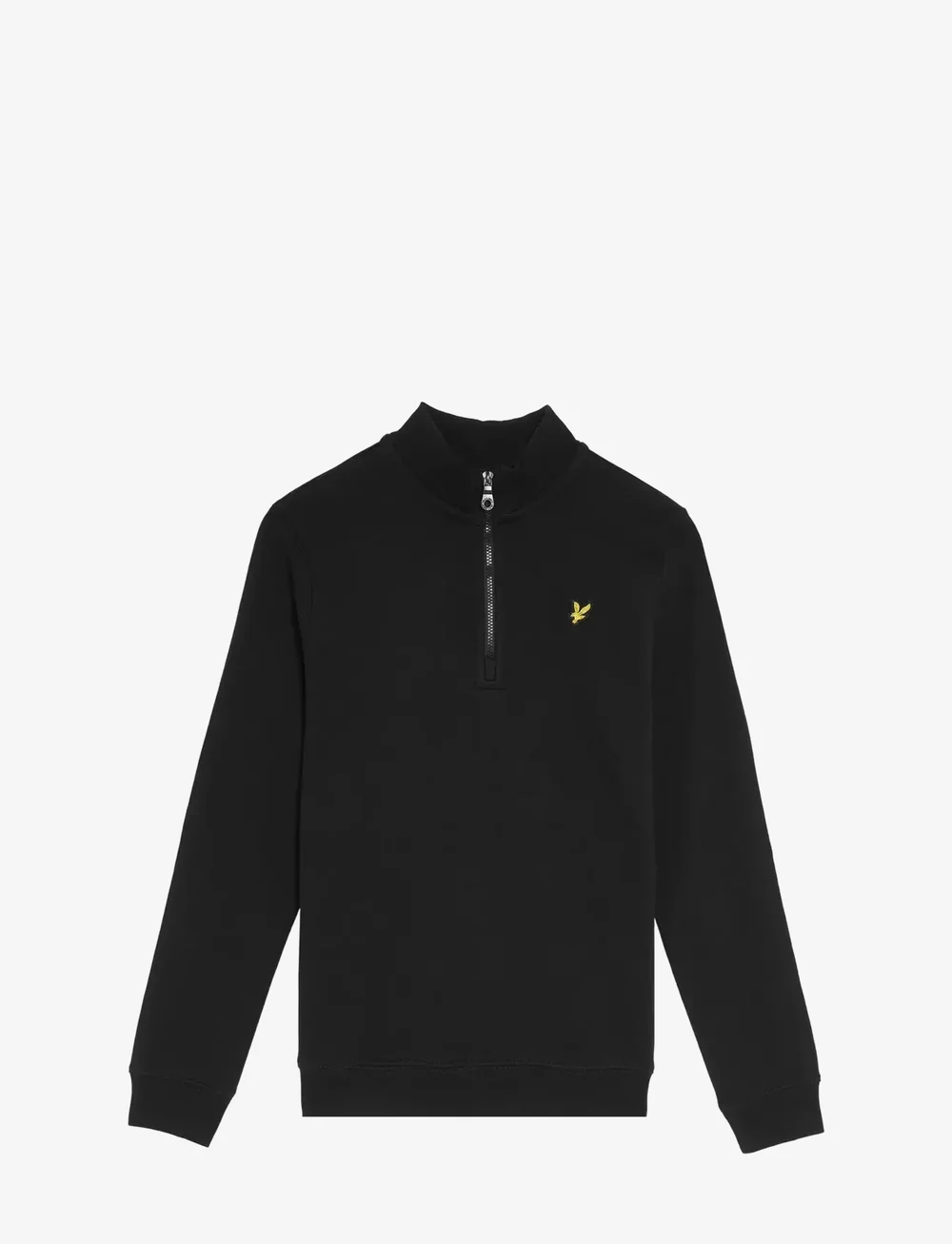 Lyle & Scott - Quarter Zip Pullover - sweatshirts - z865 jet black - 0