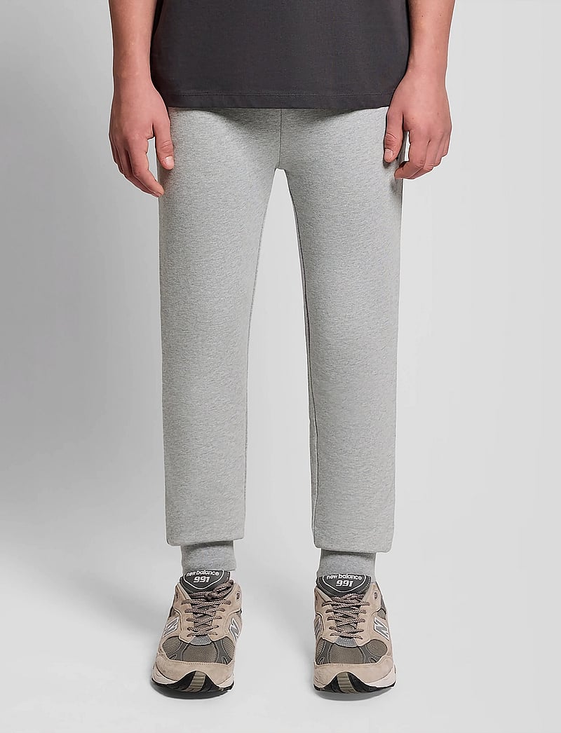 Lyle & Scott - Sweat Pant - verryttelyhousut - d24 light grey marl - 0