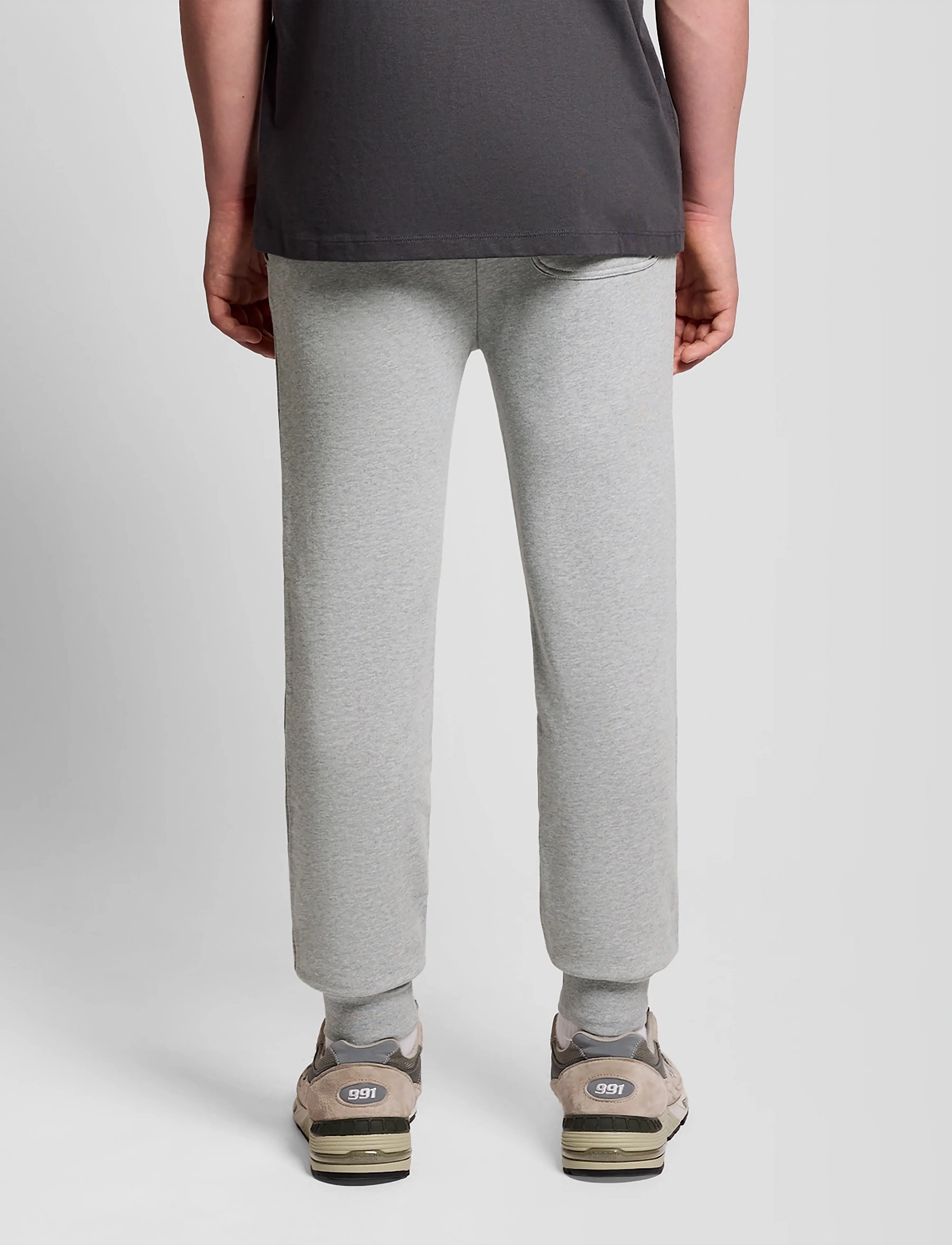 Lyle & Scott - Sweat Pant - joggingbroek - d24 light grey marl - 4