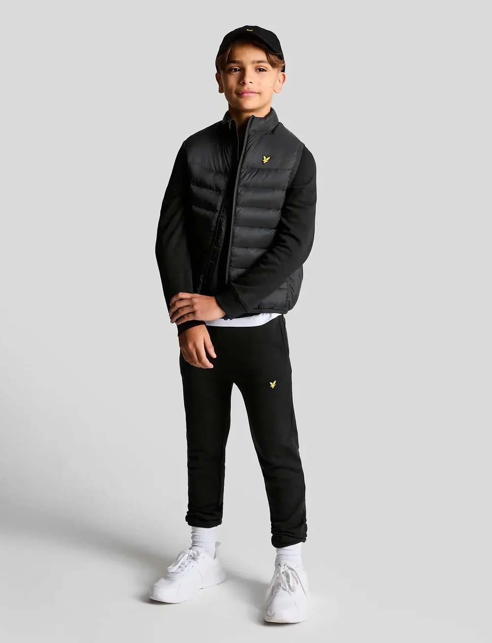 Lyle & Scott - Sweat Pant - mjukisbyxor - z865 jet black - 3