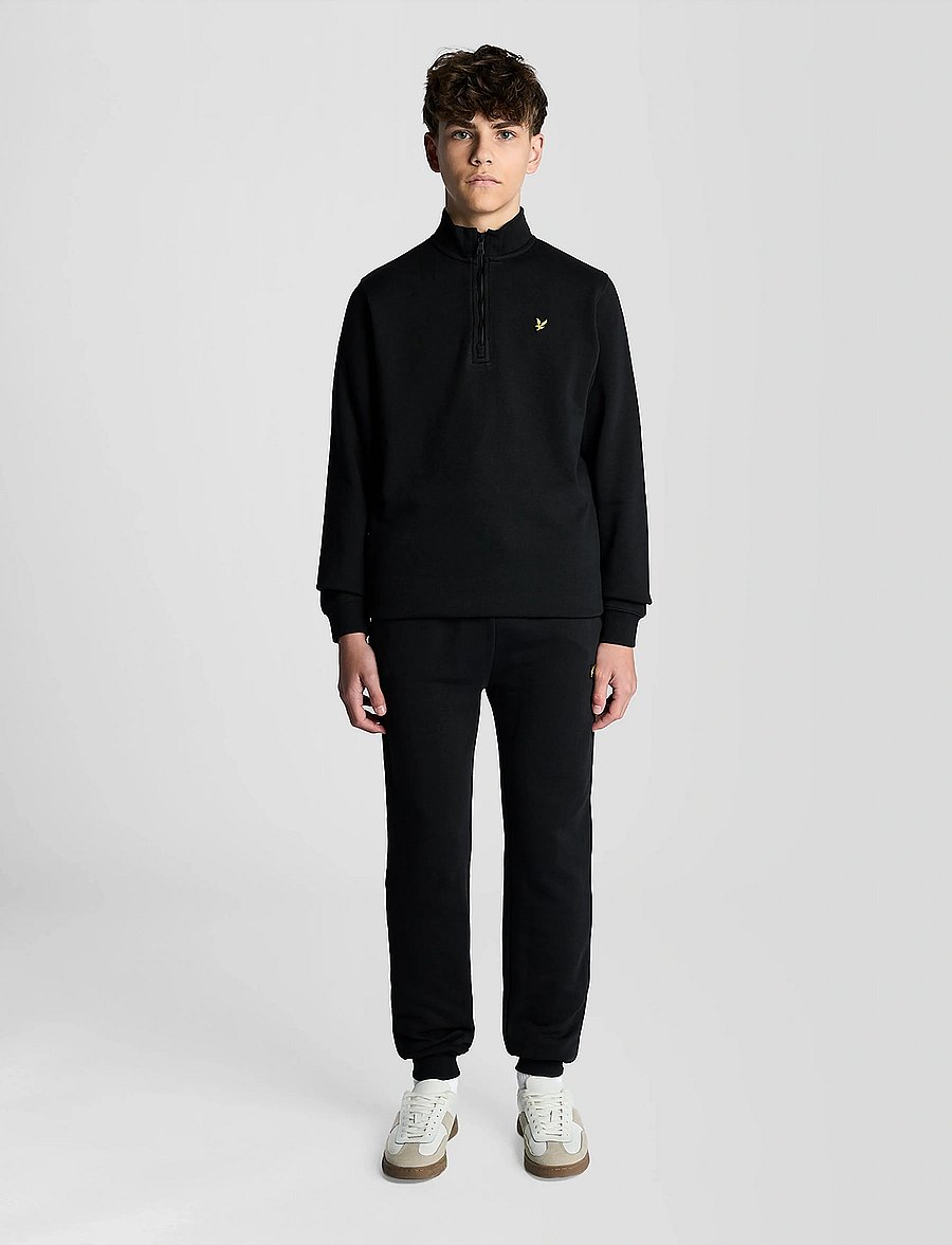 Lyle & Scott - Sweat Pant - mjukisbyxor - z865 jet black - 3