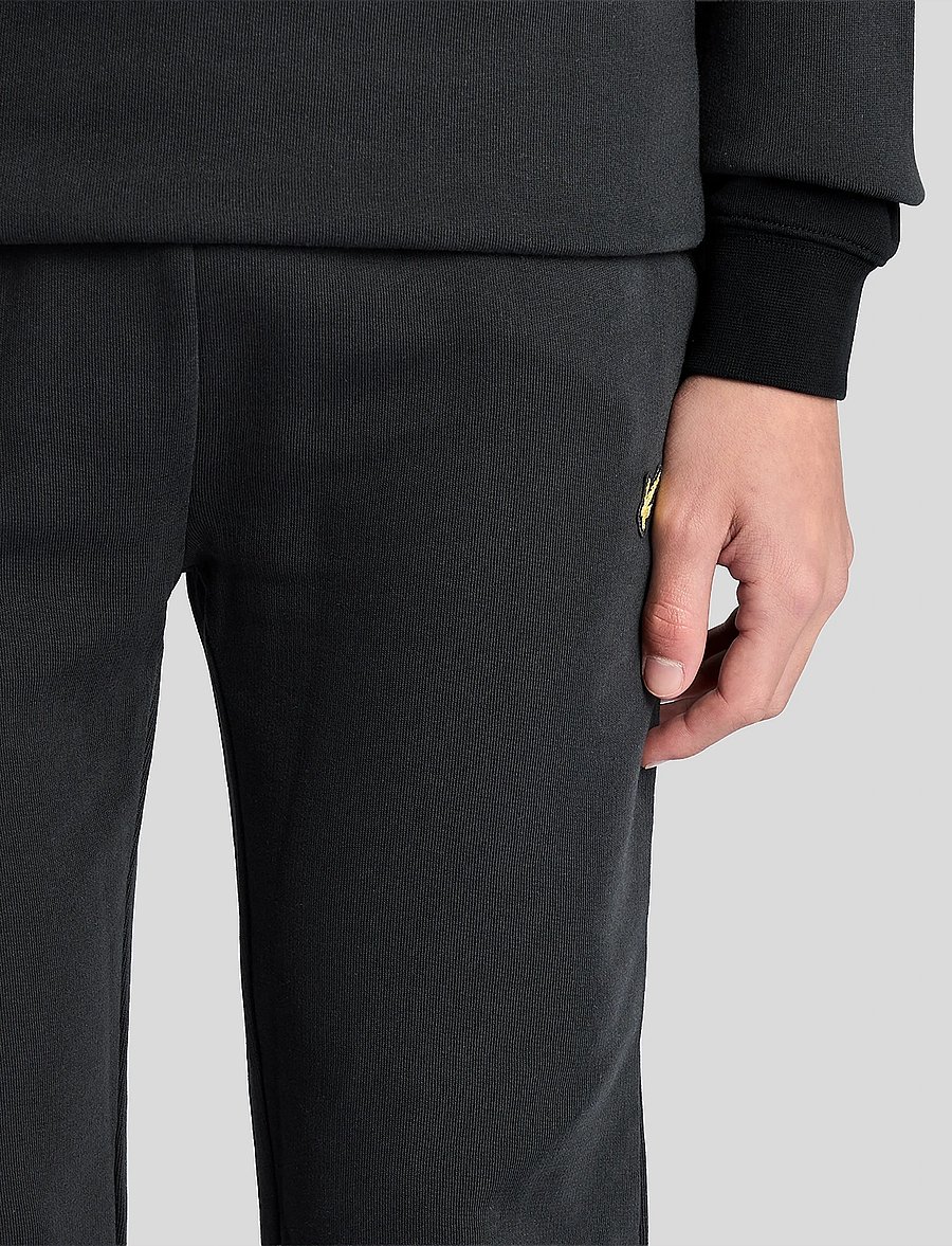 Lyle & Scott - Sweat Pant - mjukisbyxor - z865 jet black - 5
