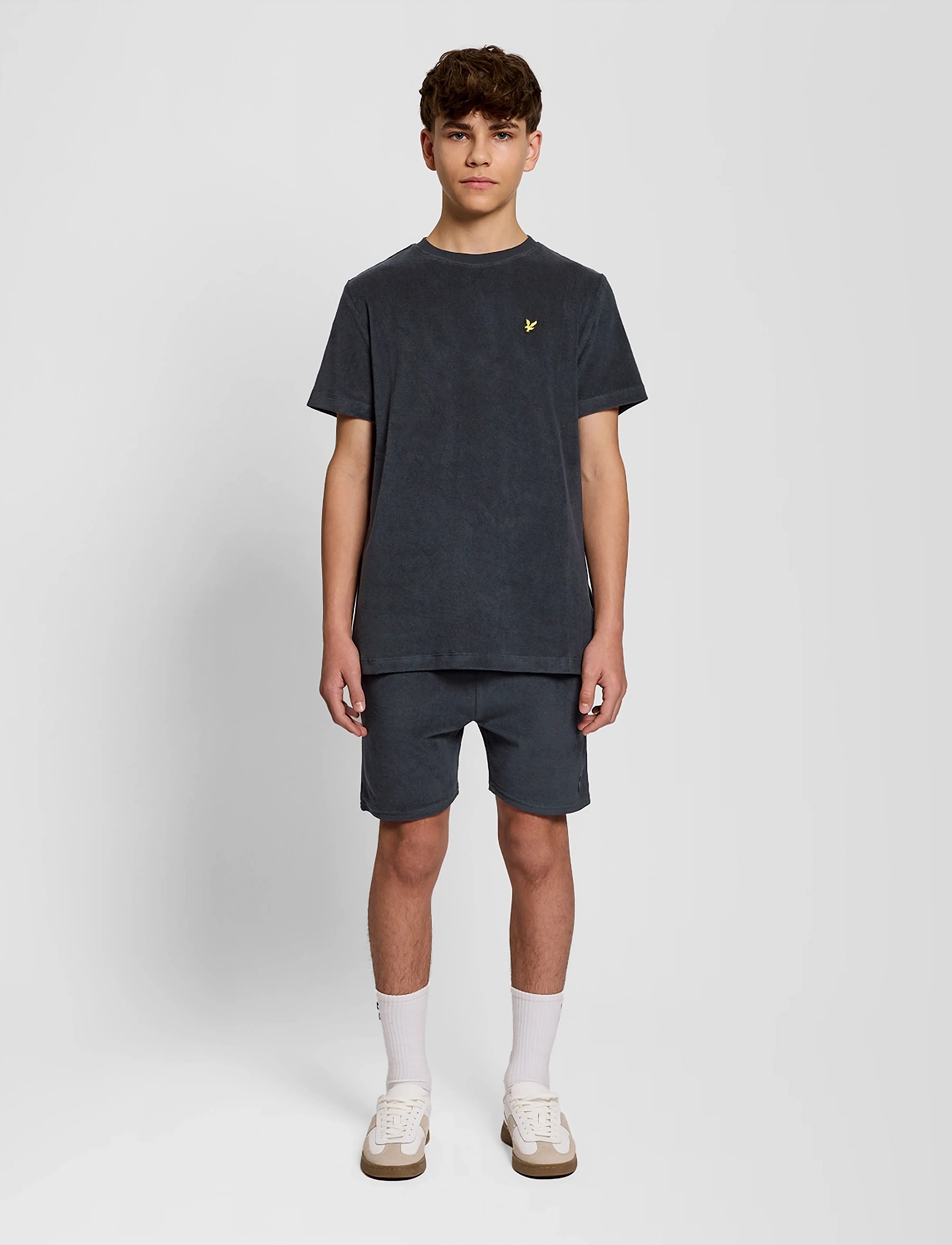 Lyle & Scott - Towelling Short - treninginiai šortai - z271 dark navy - 3