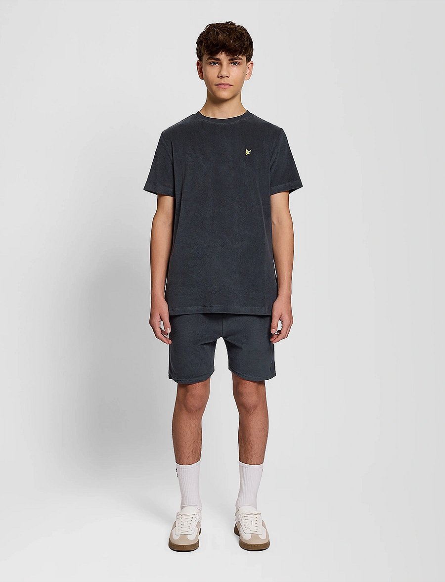 Lyle & Scott - Towelling Short - mjukisshorts - z271 dark navy - 3