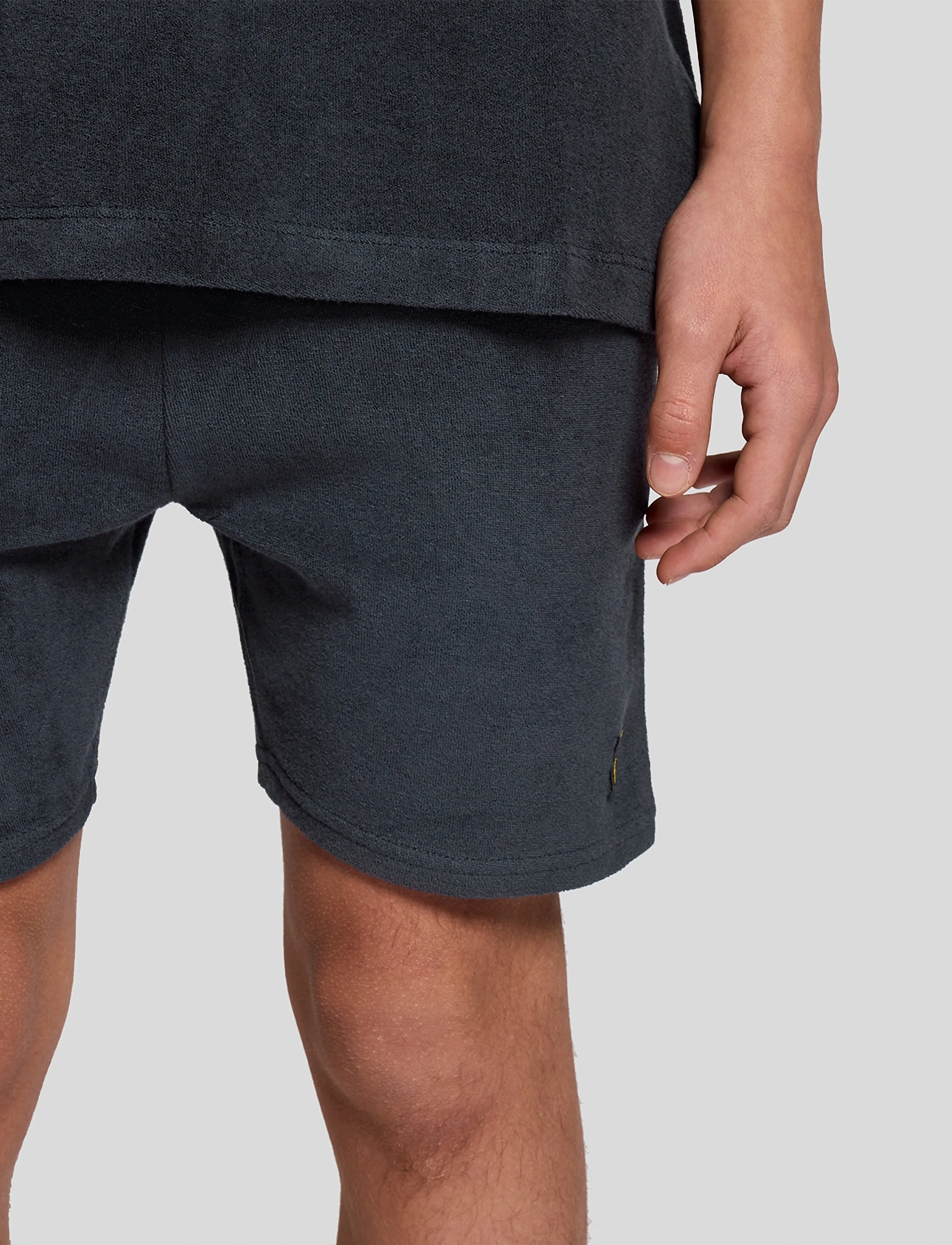 Lyle & Scott - Towelling Short - treninginiai šortai - z271 dark navy - 5