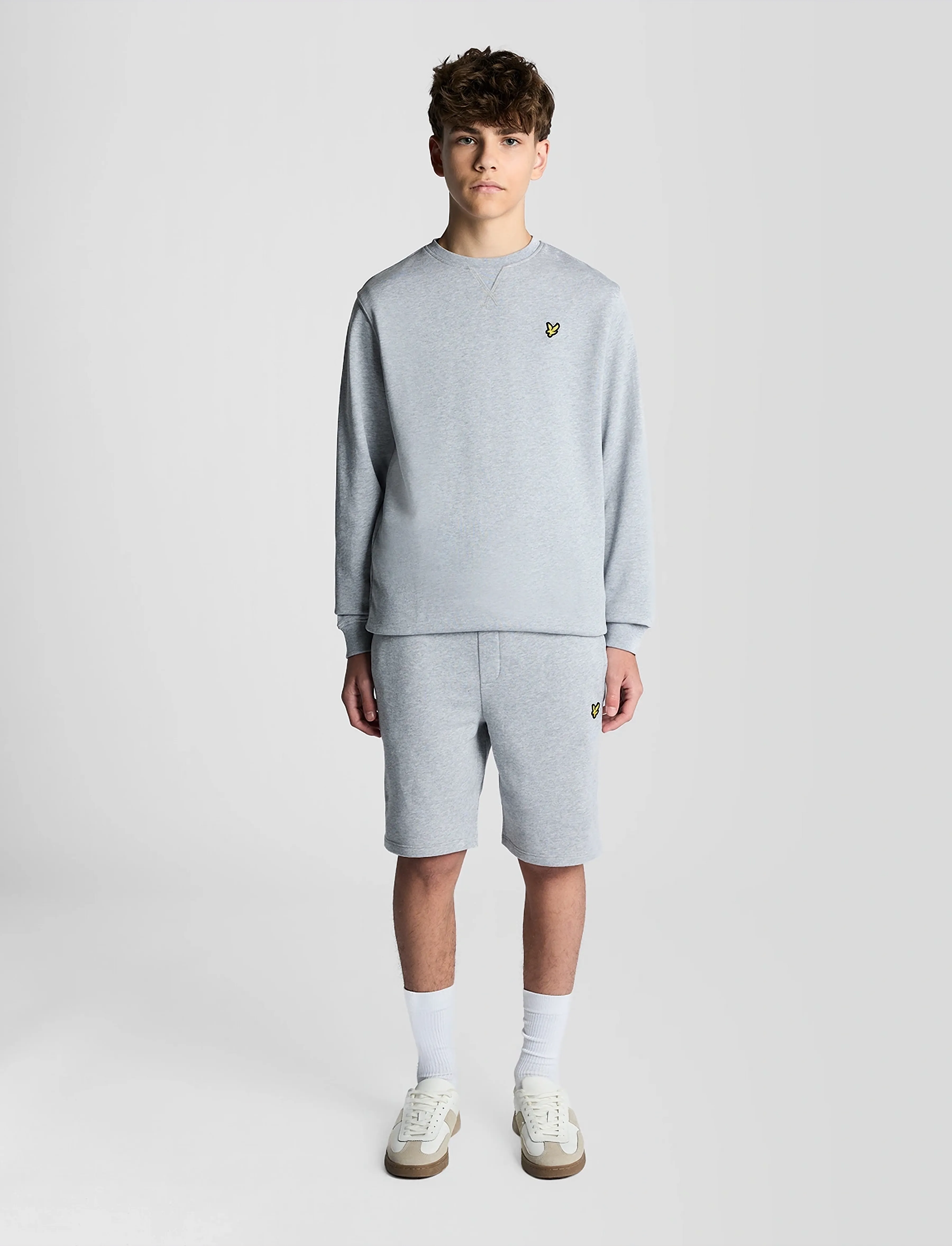 Lyle & Scott - Sweat Short - treninginiai šortai - d24 light grey marl - 3