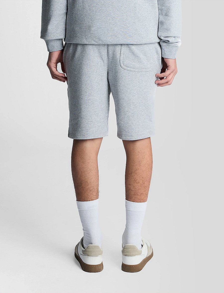 Lyle & Scott - Sweat Short - mjukisshorts - d24 light grey marl - 4