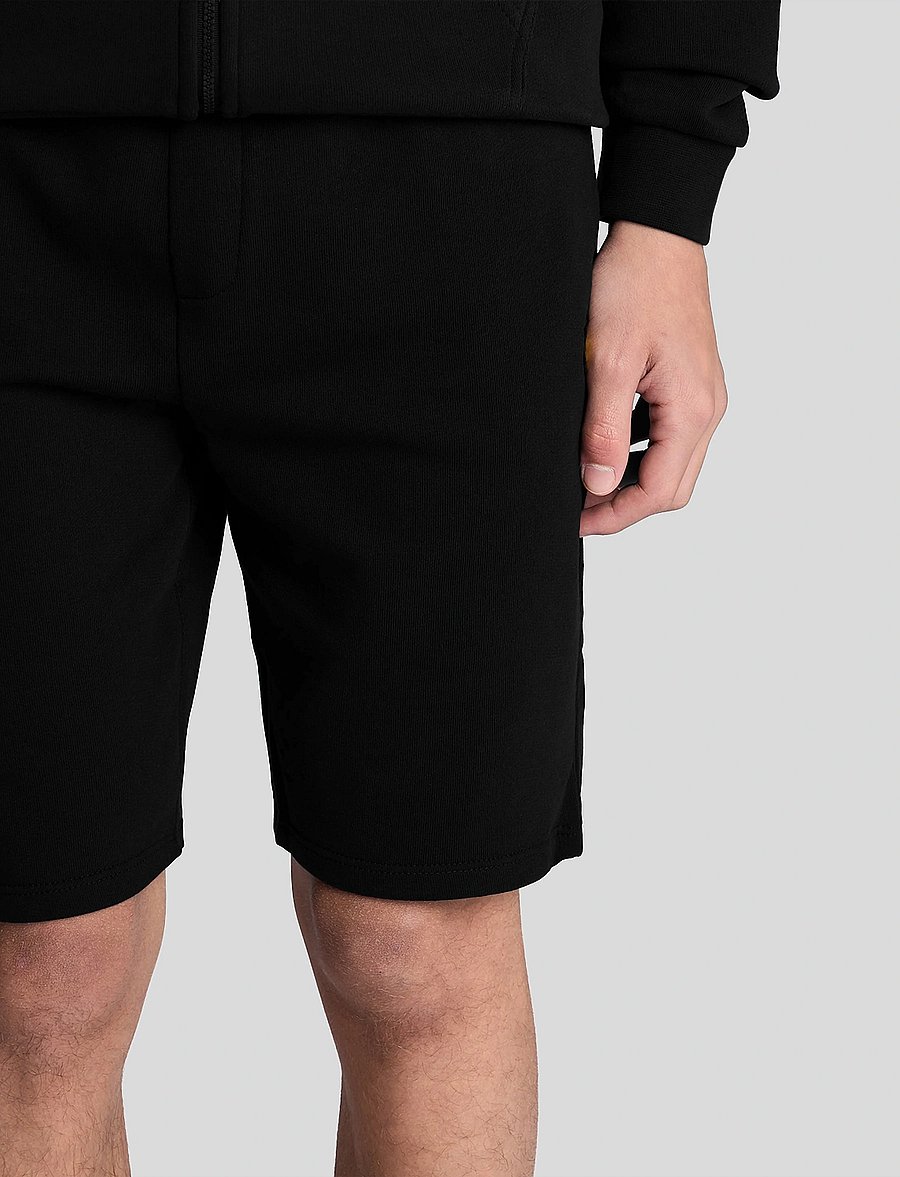 Lyle & Scott - Sweat Short - sweatshorts - z865 jet black - 5