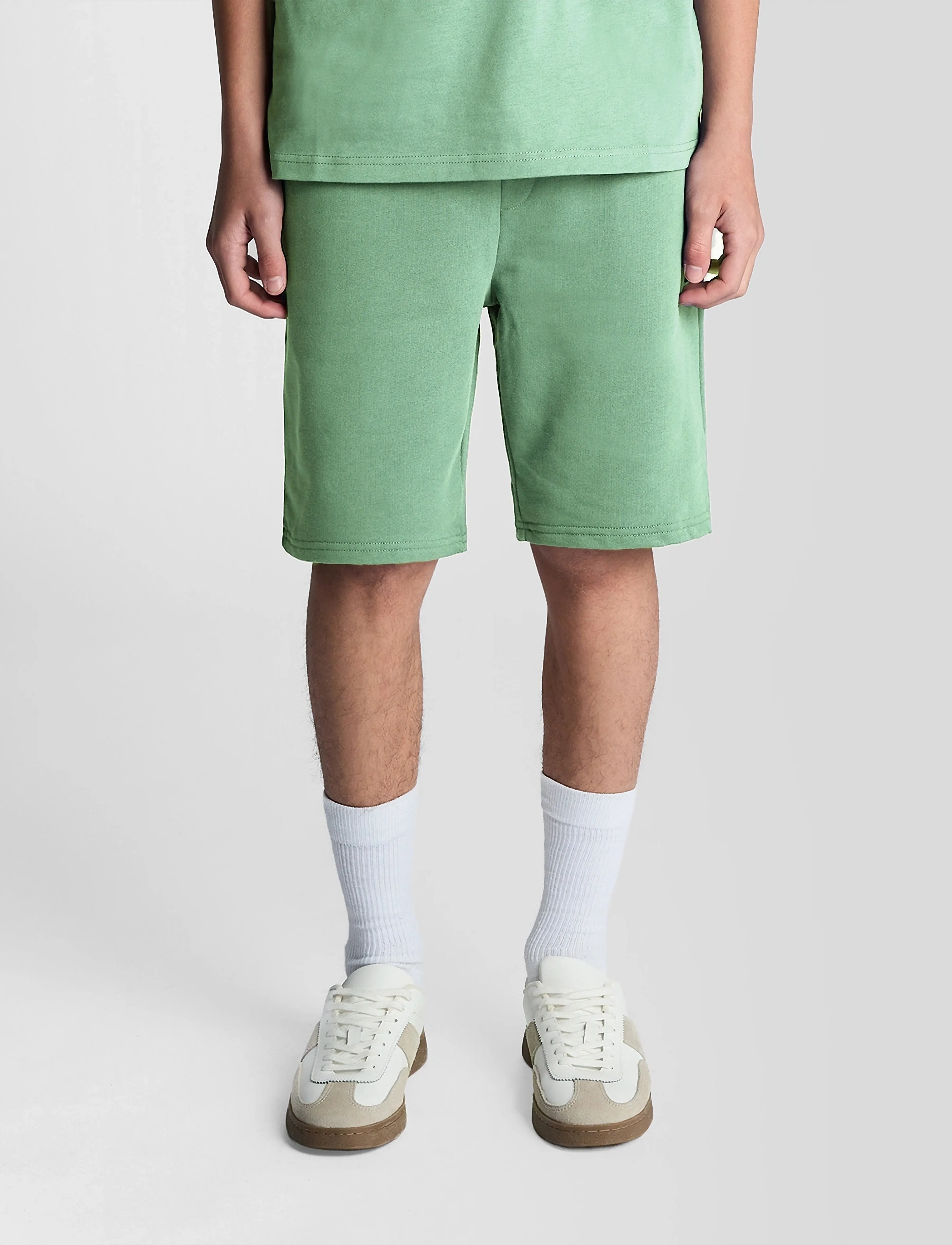 Lyle & Scott Sweat Short - Underdele - W907 TURQUOISE SHADOW / green