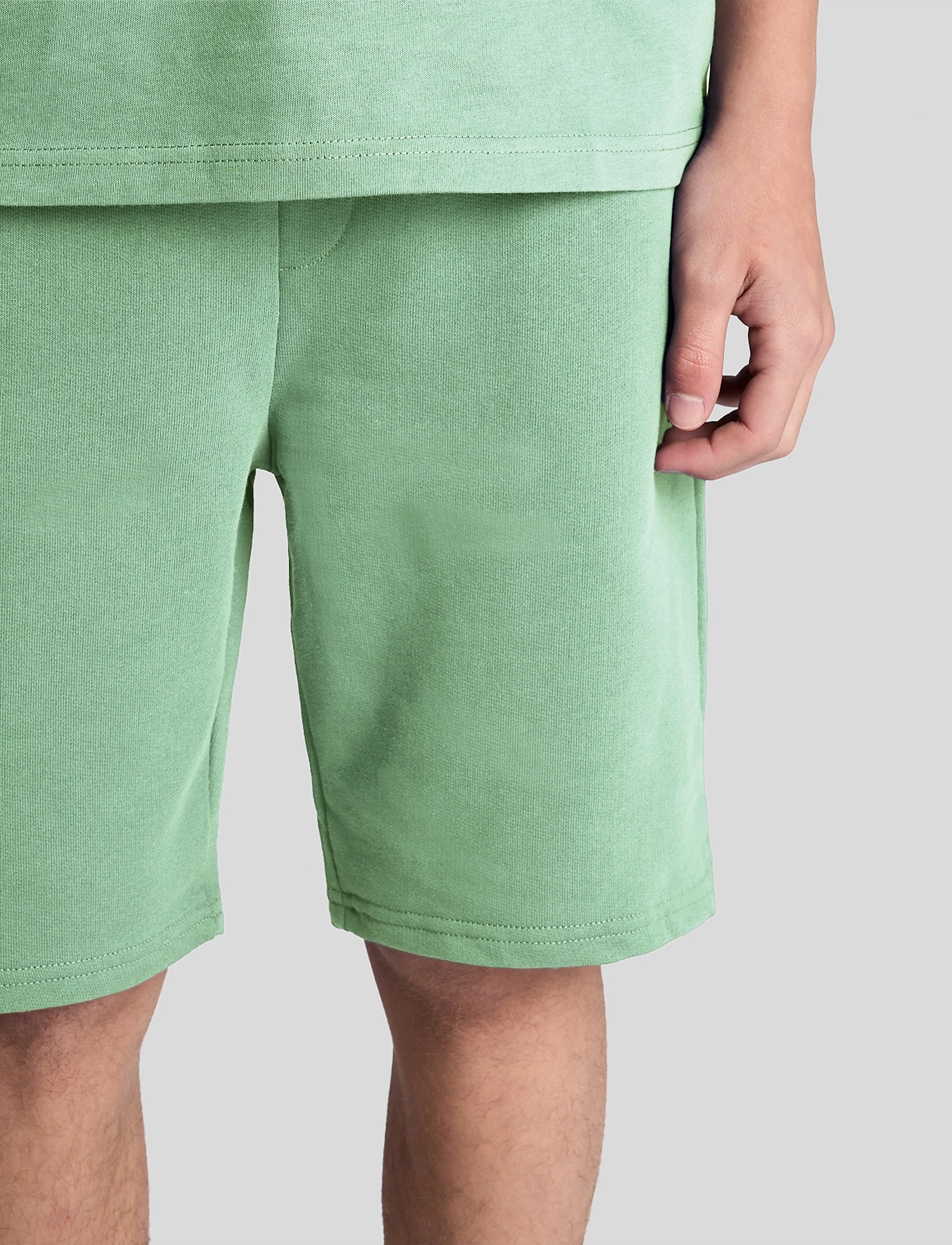 Lyle & Scott - Sweat Short - lühikesed dressipüksid - w907 turquoise shadow - 5