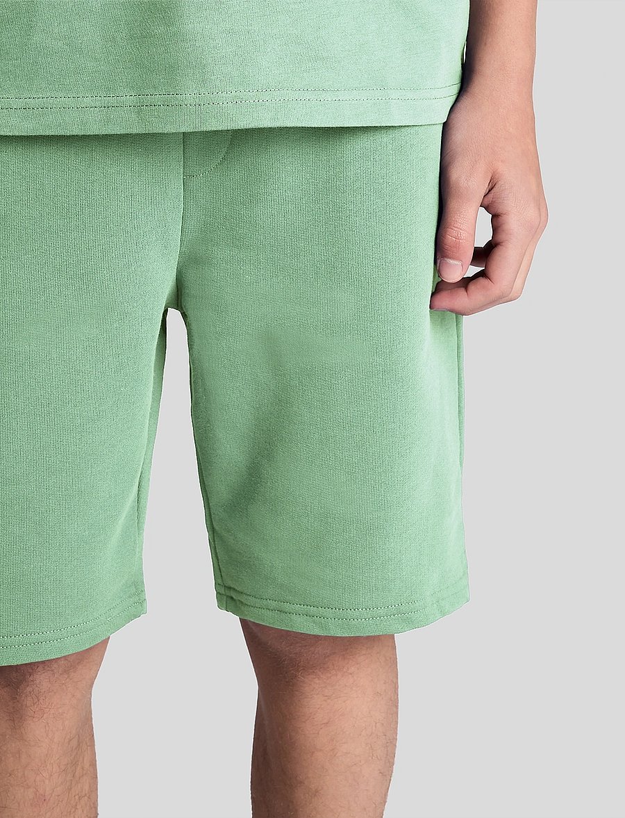 Lyle & Scott - Sweat Short - lühikesed dressipüksid - w907 turquoise shadow - 5