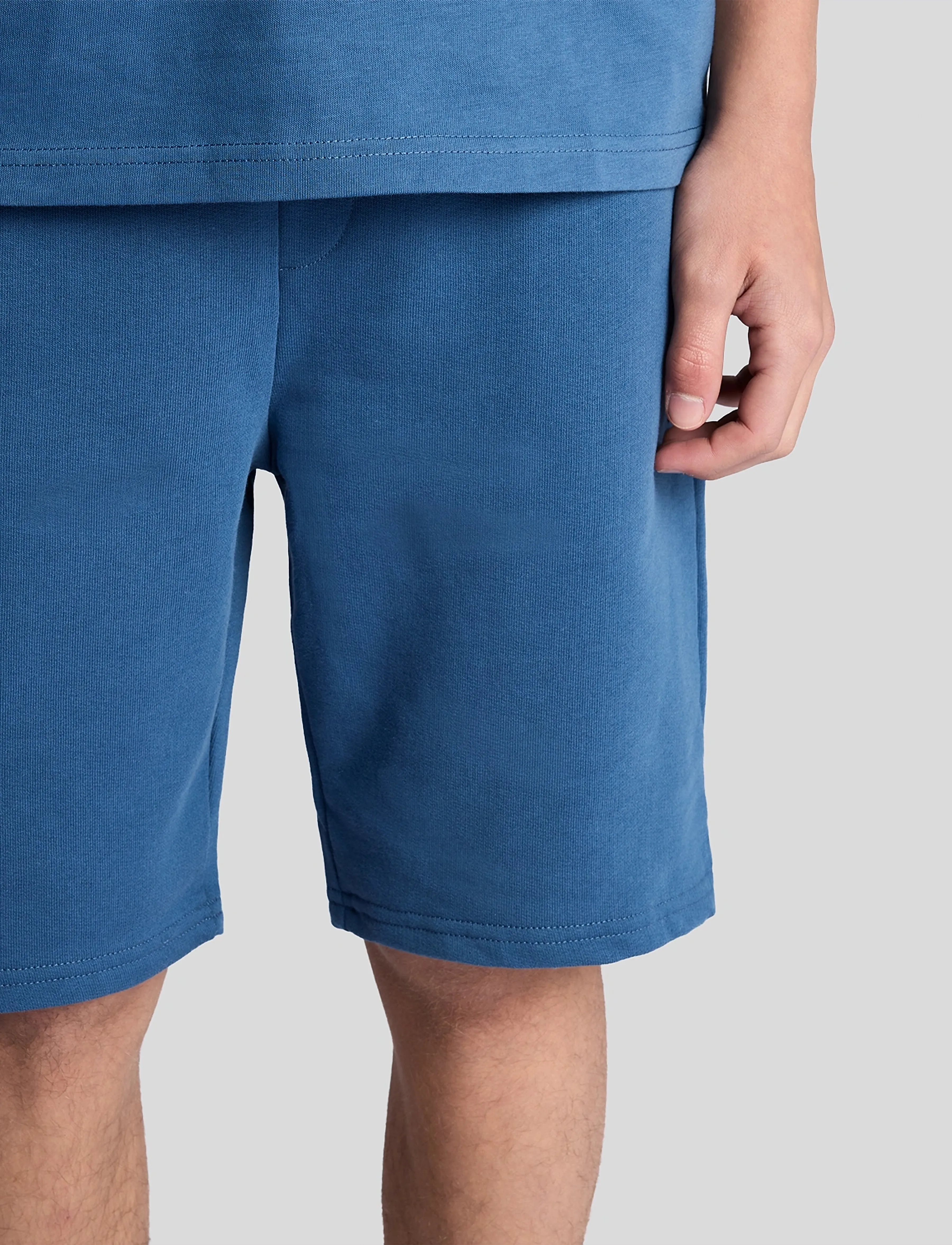 Lyle & Scott - Sweat Short - mjukisshorts - z411 dark cornflower - 5
