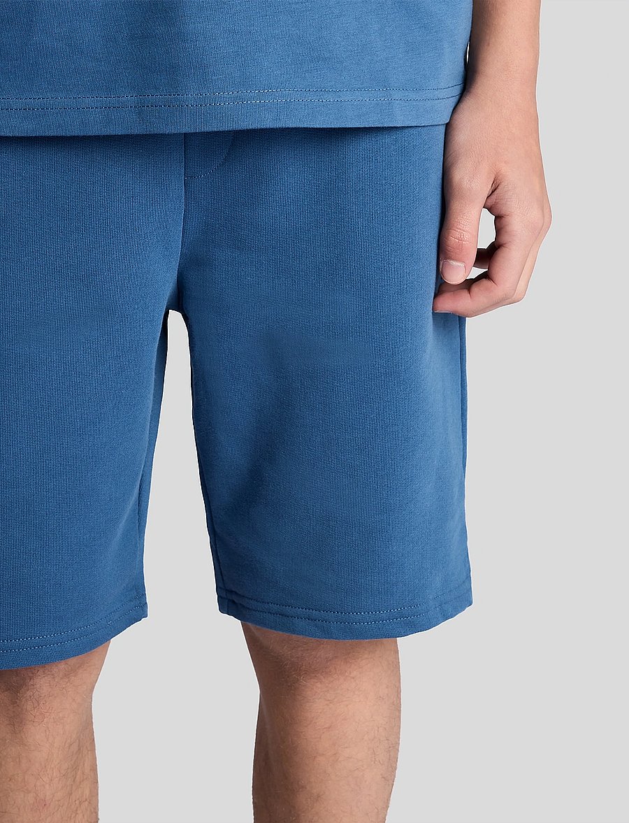 Lyle & Scott - Sweat Short - sweatshorts - z411 dark cornflower - 5