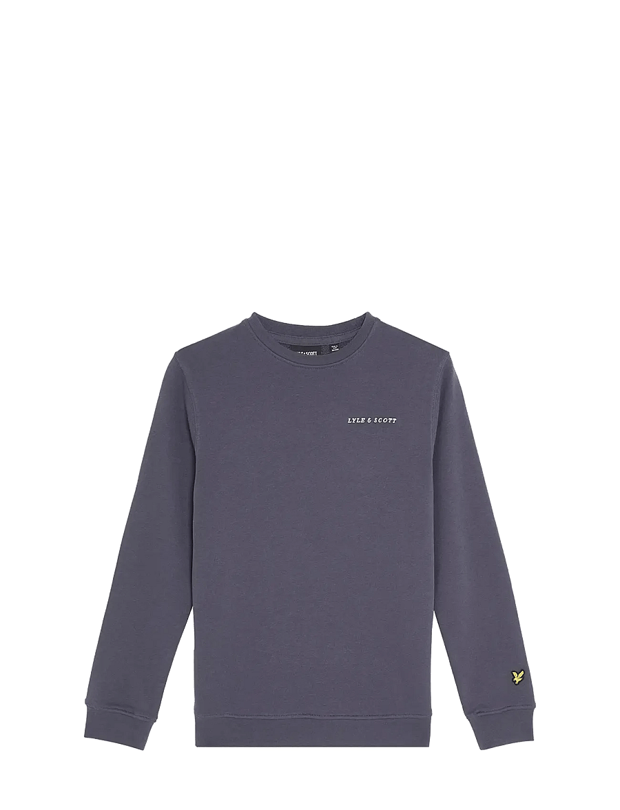 Lyle & Scott - Script Crew Neck Sweatshirt - dressipluusid - graystone - 0