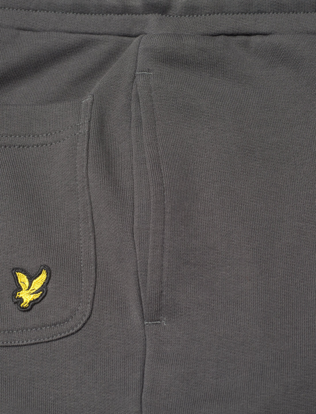 Lyle & Scott - Script Embroidered Sweatpant - dressipüksid - gunmetal - 3