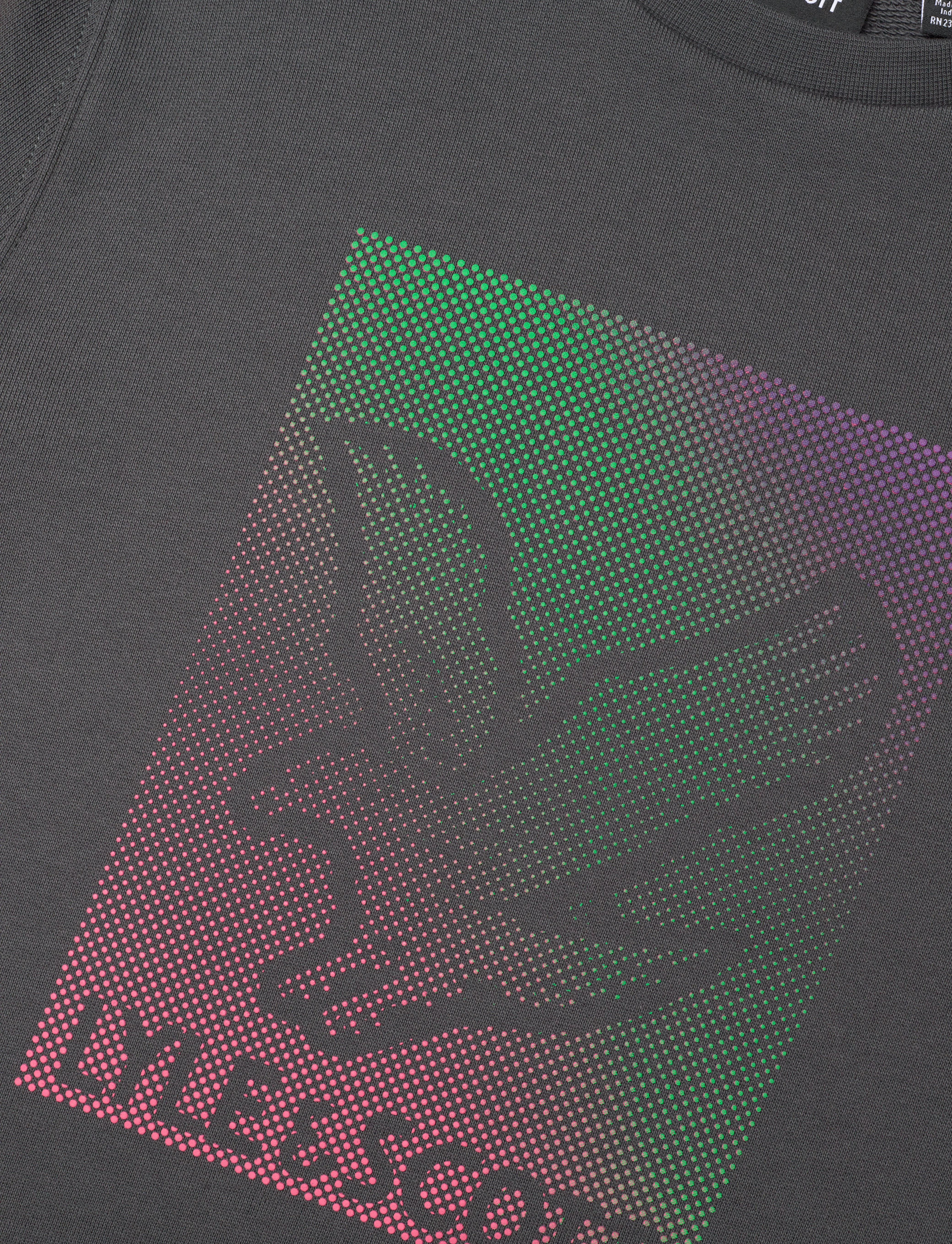 Lyle & Scott - Dotted Eagle Graphic Sweatshirt - w635 gunmetal - 2