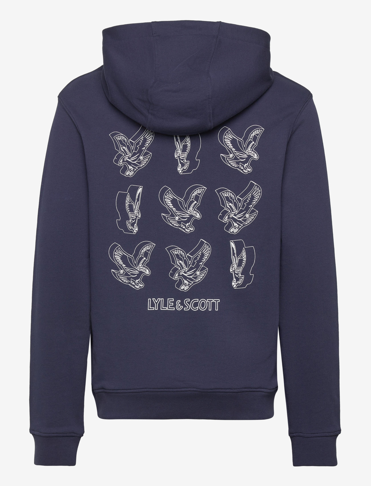 Lyle & Scott - 3D Eagle Graphic Hoodie - z99 navy - 1