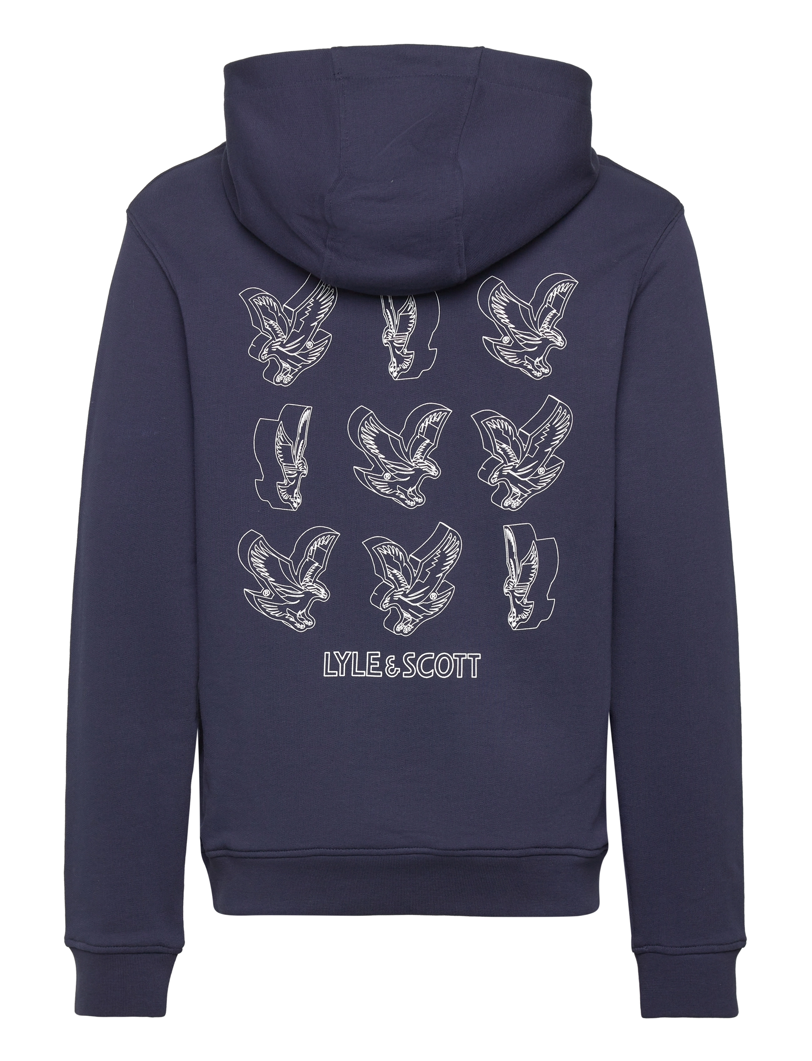 Lyle & Scott - 3D Eagle Graphic Hoodie - z99 navy - 1