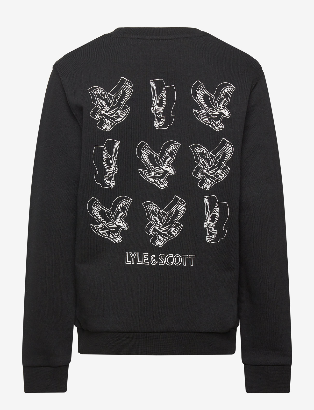 Lyle & Scott - 3D Eagle Graphic Sweatshirt - z865 jet black - 1