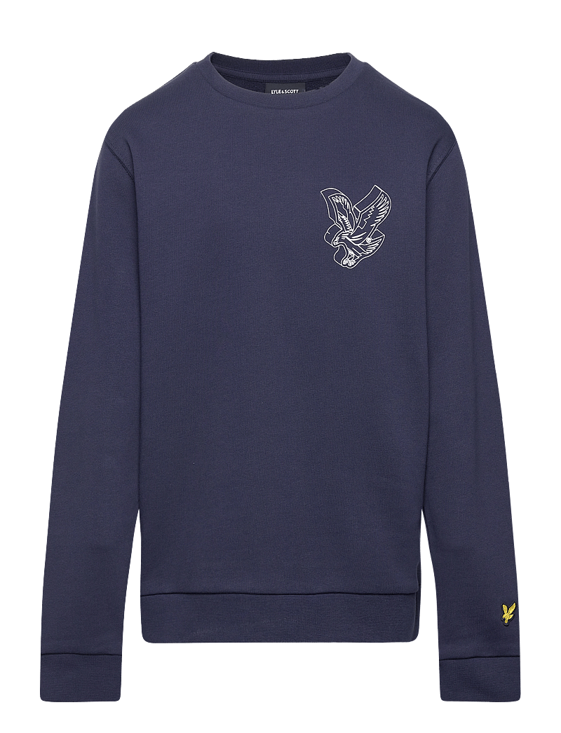 Lyle & Scott - 3D Eagle Graphic Sweatshirt - sweatshirts - z99 navy - 0