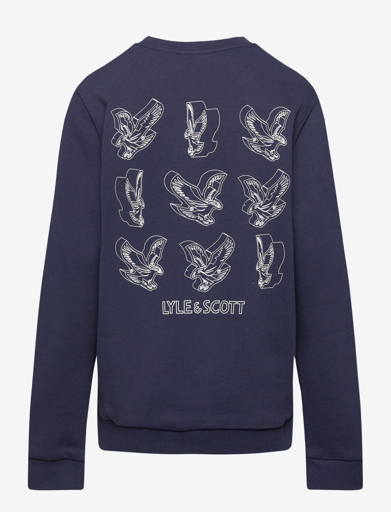 Lyle & Scott - 3D Eagle Graphic Sweatshirt - sweatshirts - z99 navy - 1