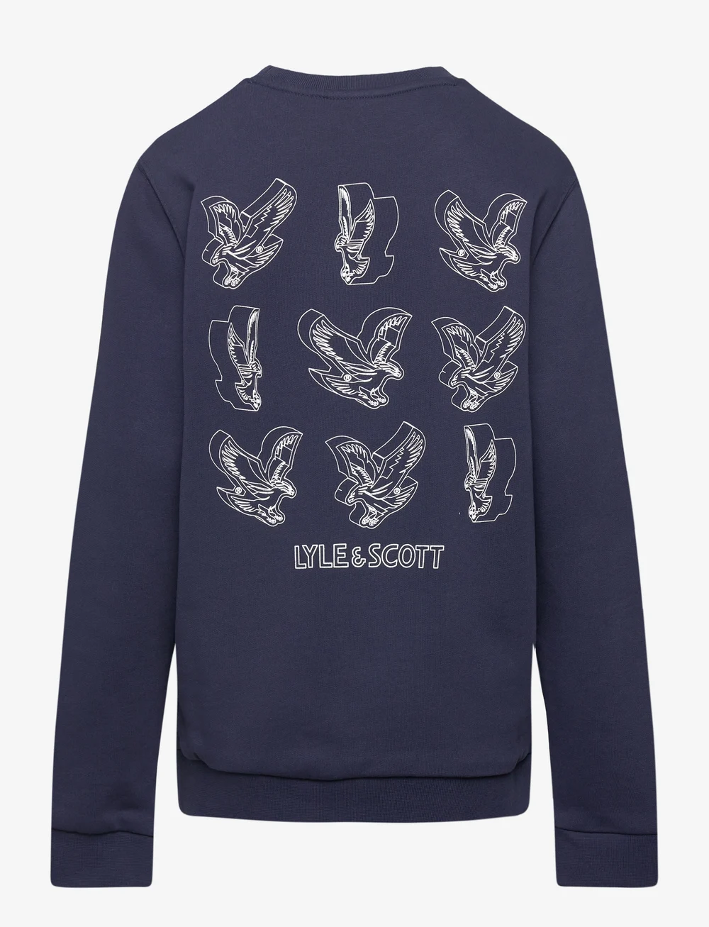 Lyle Scott 3d Eagle Graphic Sweatshirt Sweatshirts Boozt