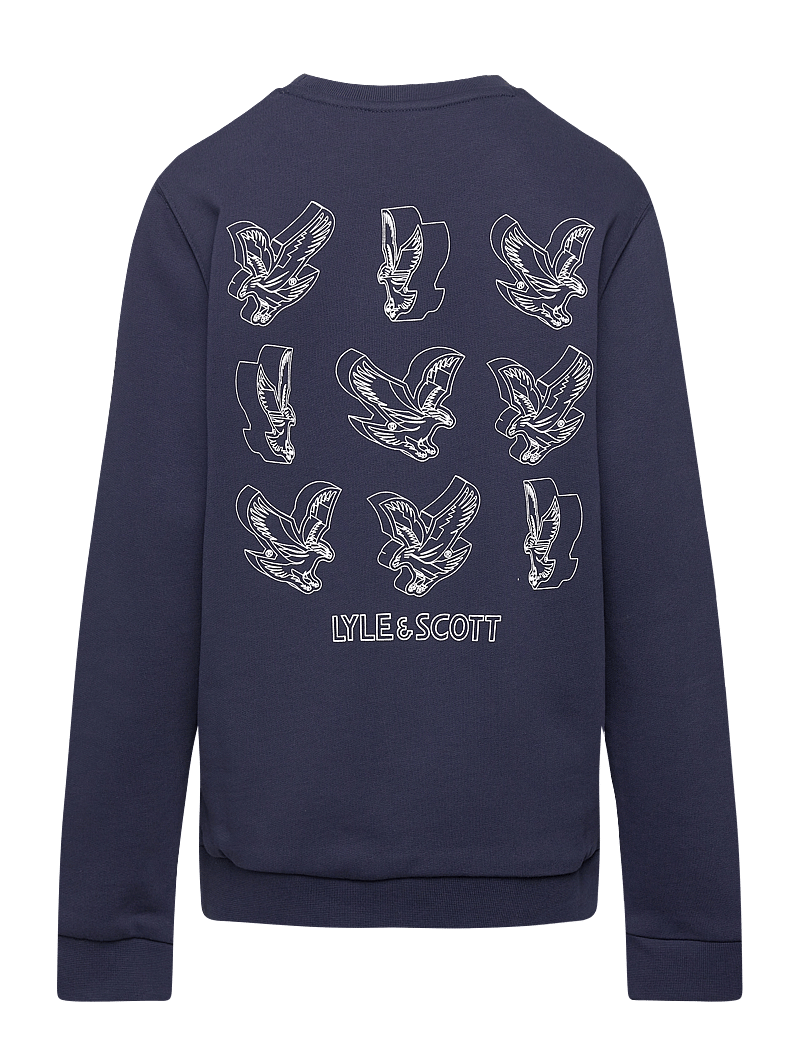 Lyle & Scott - 3D Eagle Graphic Sweatshirt - sweatshirts - z99 navy - 1