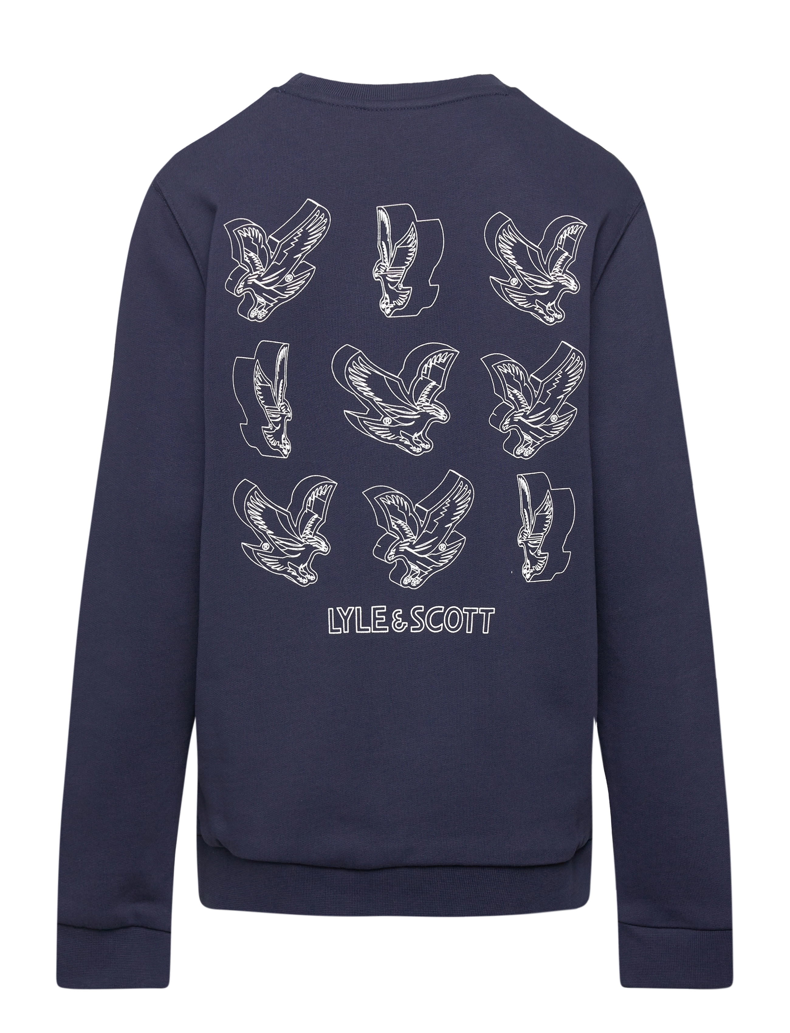Lyle & Scott - 3D Eagle Graphic Sweatshirt - z99 navy - 1