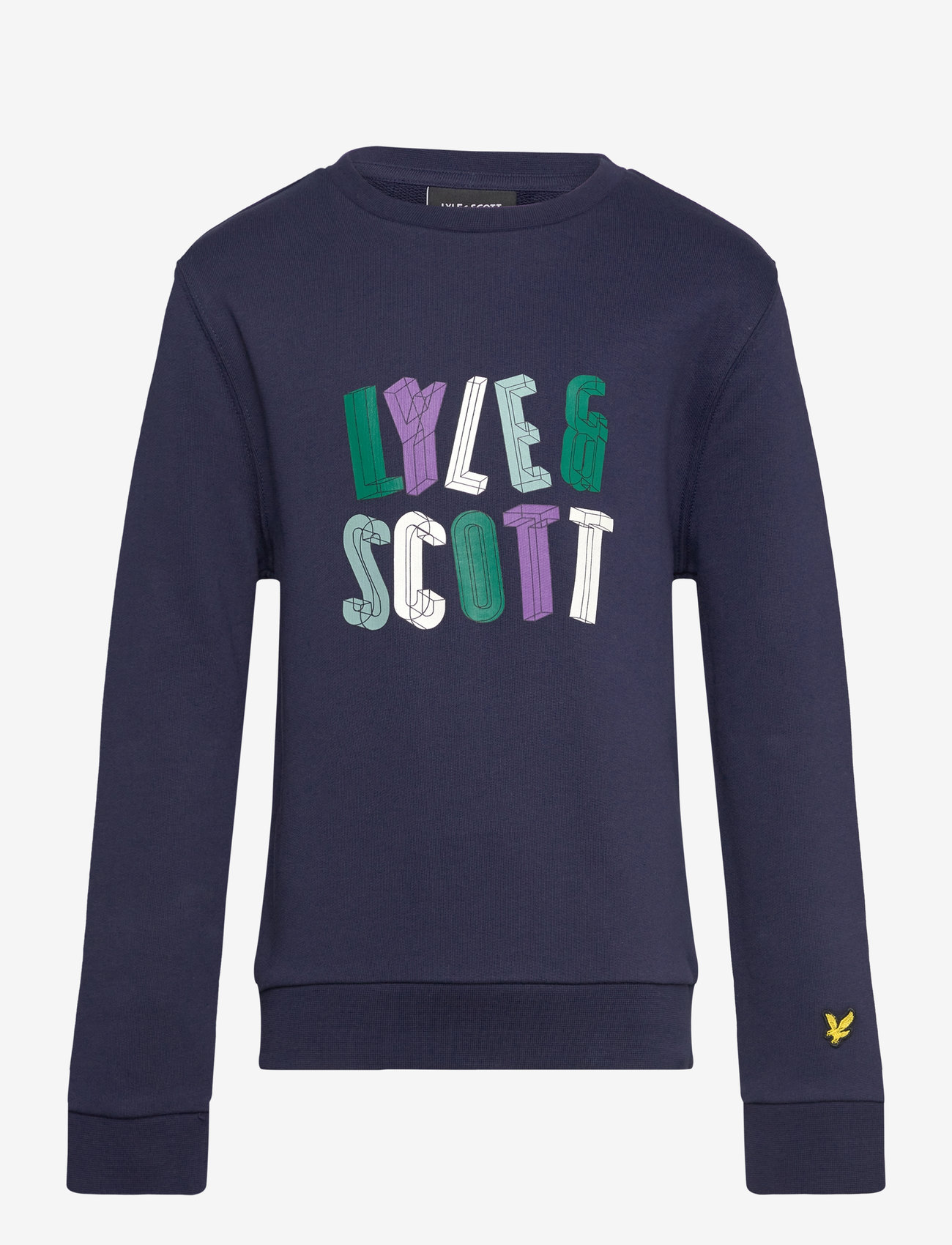 Lyle & Scott - Polygon Graphic Sweatshirt - z99 navy - 0