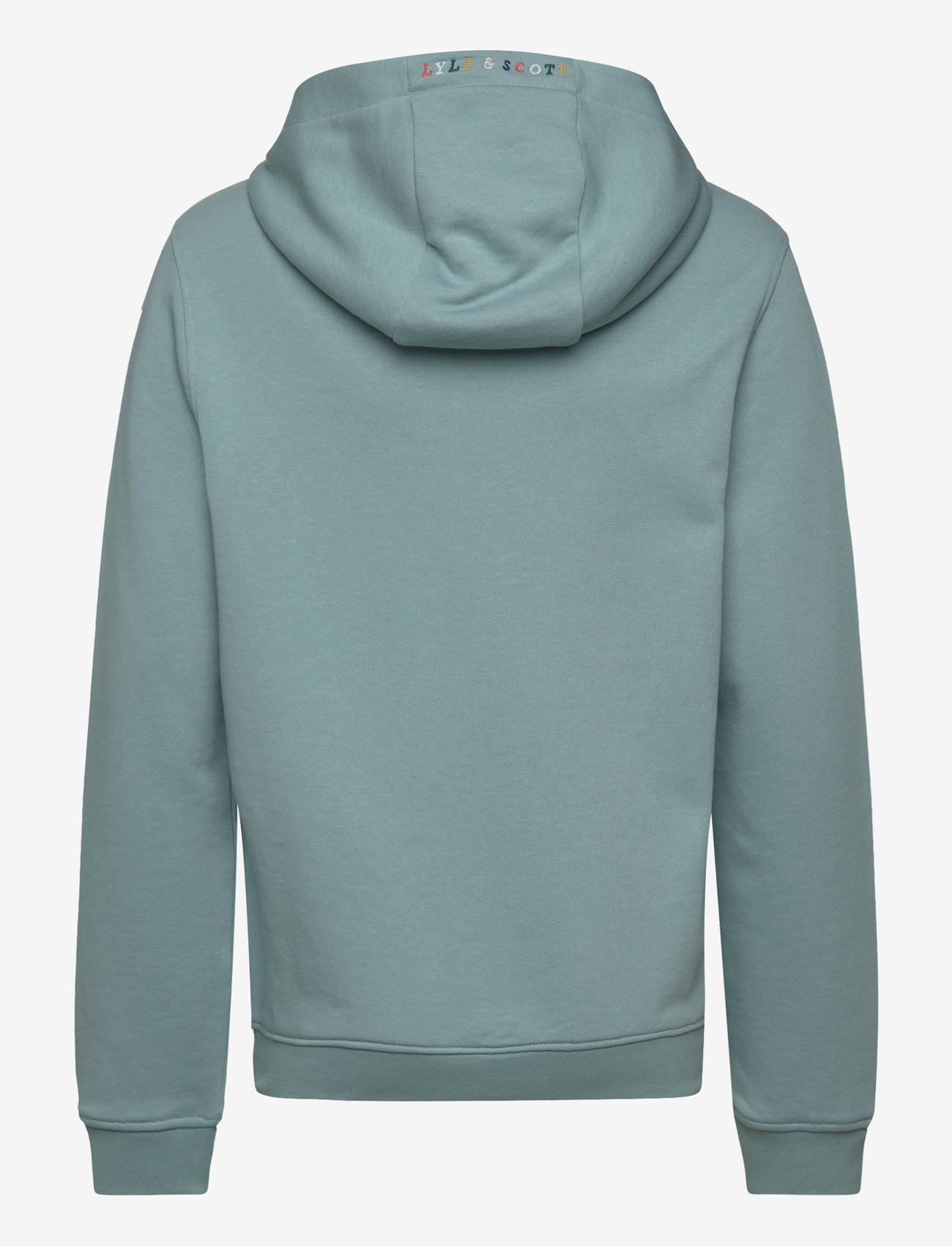 Lyle & Scott - Multi Coloured Embroidery Hoodie - blue smoke - 1