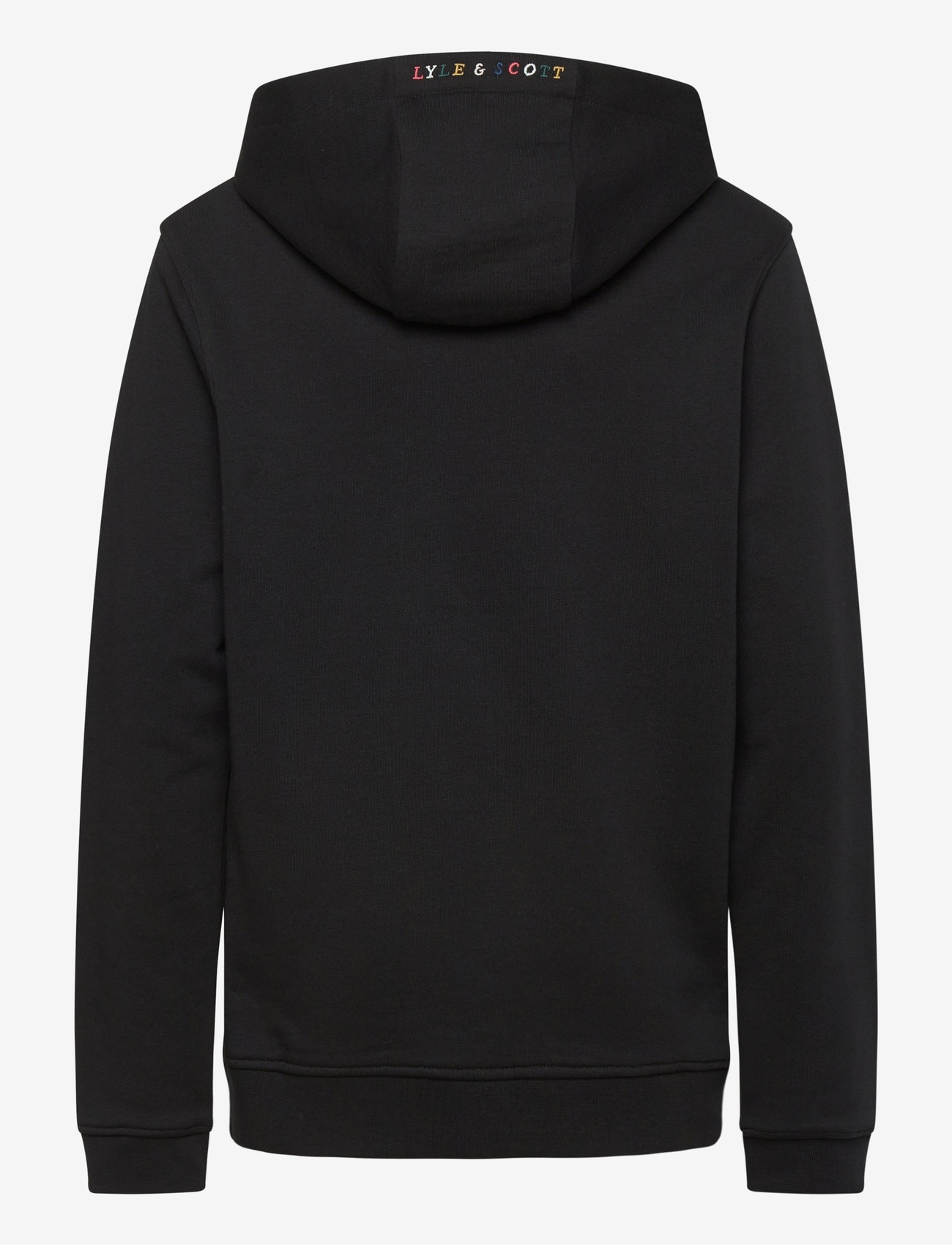 Lyle & Scott - Multi Coloured Embroidery Hoodie - jet black - 1