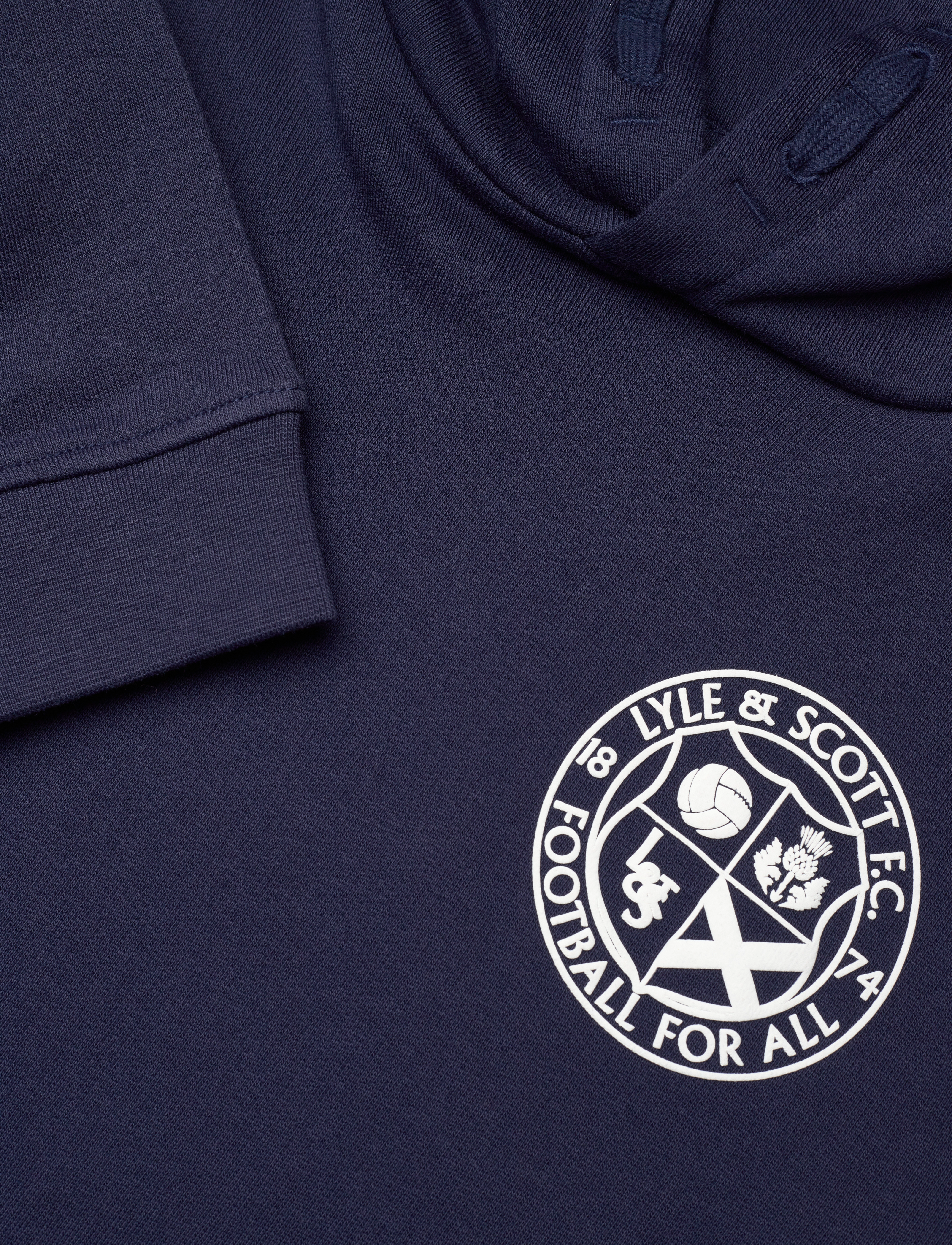 Lyle & Scott - Football Logo Hoodie - navy - 2