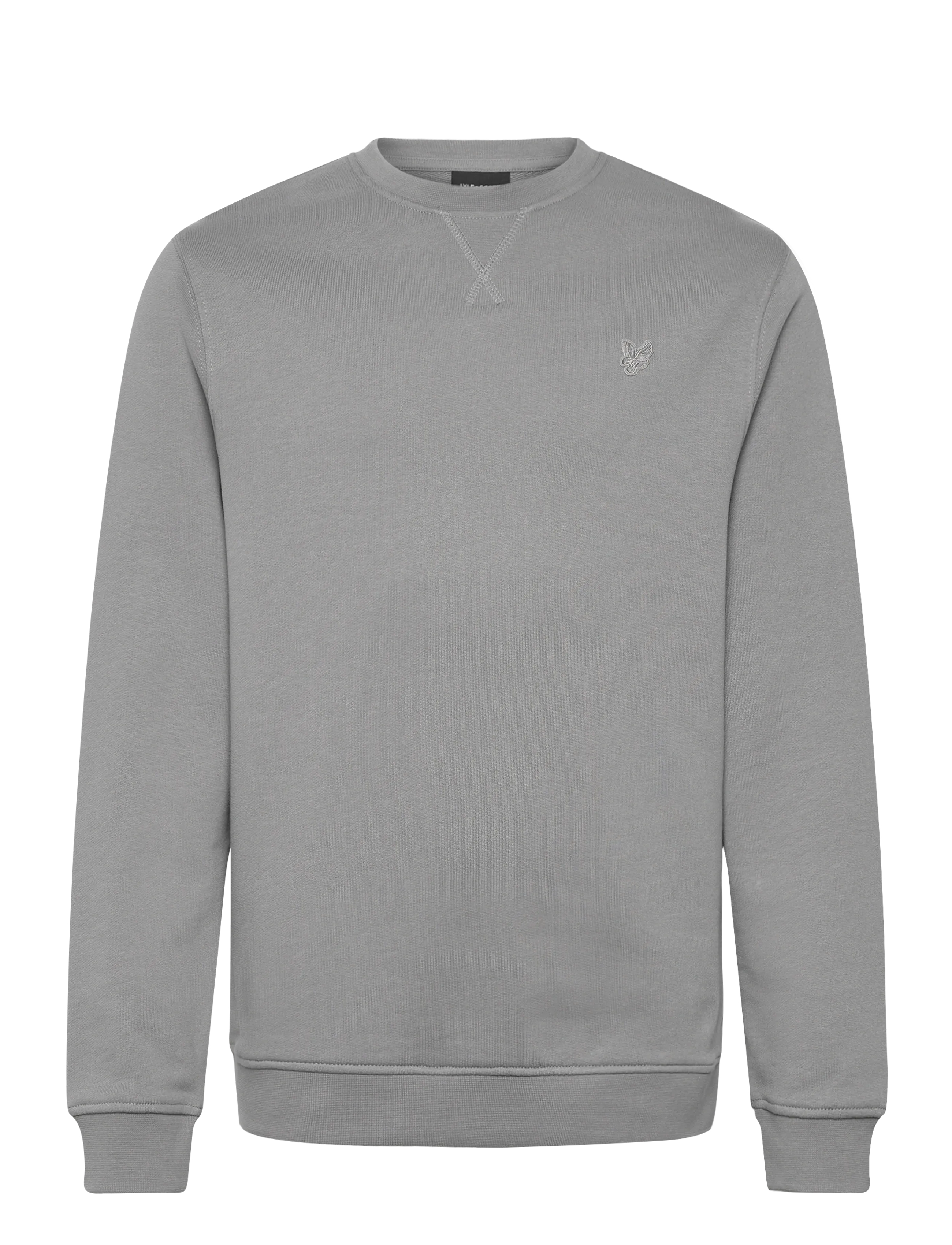Lyle & Scott Tonal Crew Neck Sweatshirt - Tarjoukset - SHARKSKIN / grey