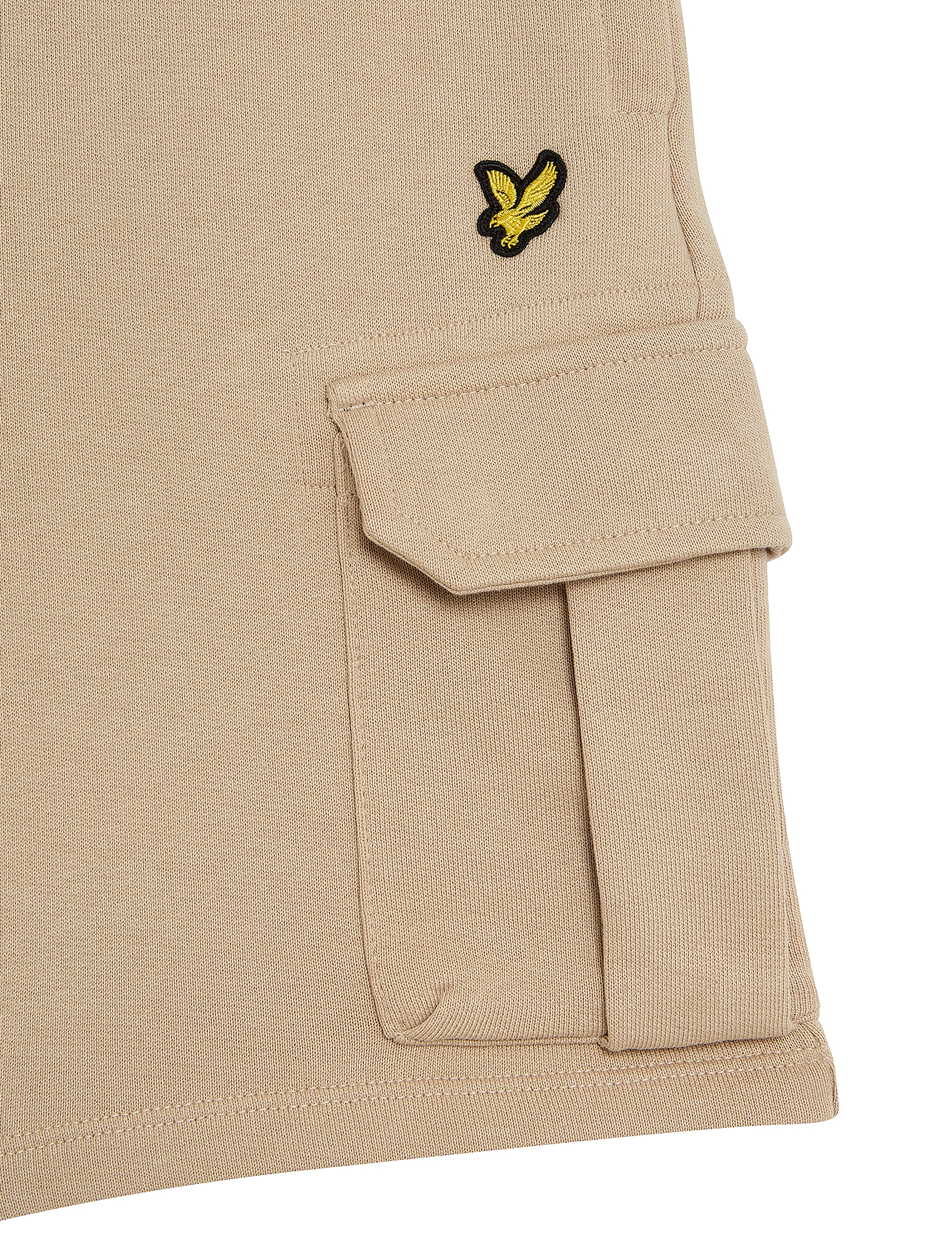 Lyle & Scott - Cargo Sweat Short - z151 stone - 5