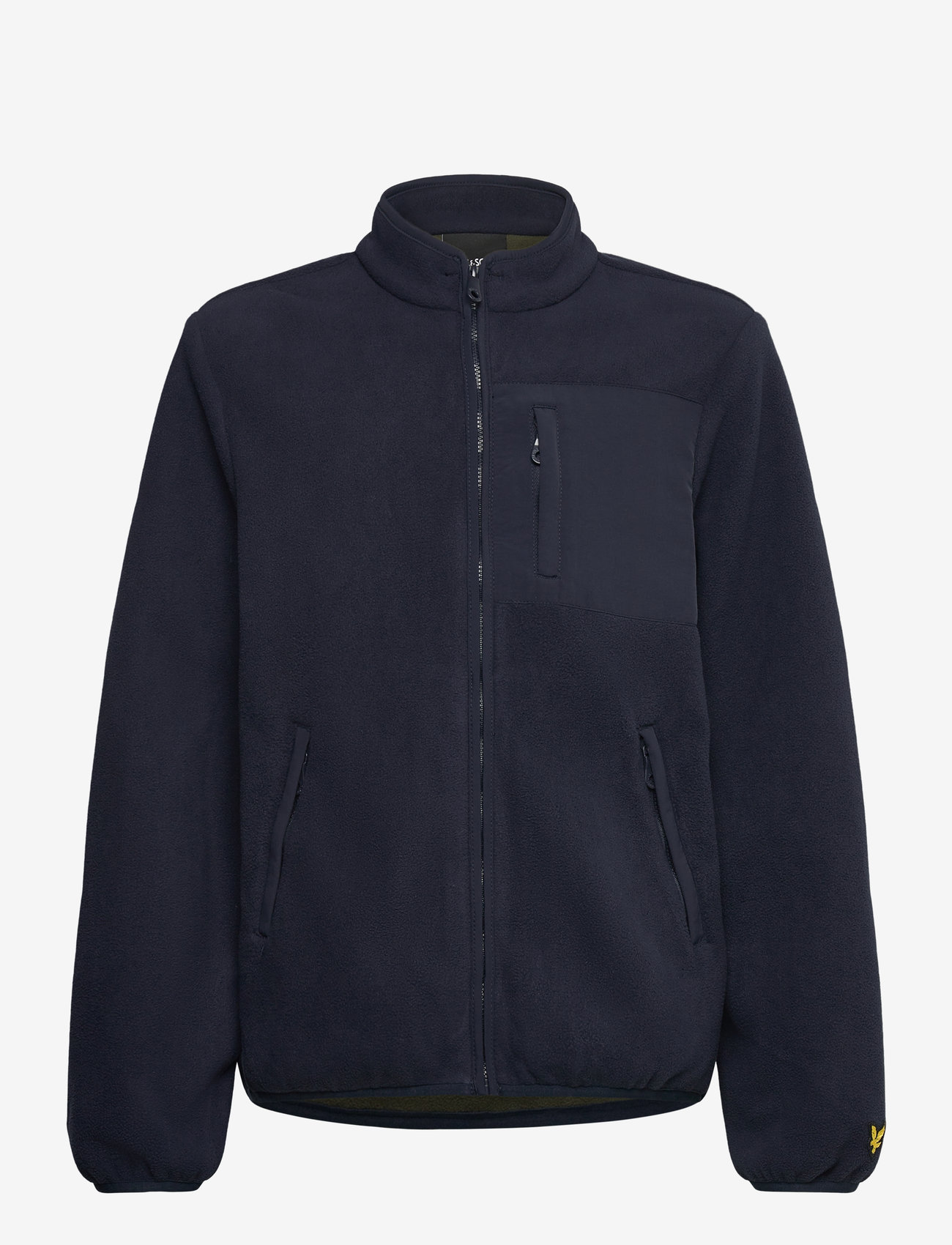 Lyle & Scott - Nylon Trim Polar Fleece - fleecejackor - z271 dark navy - 0