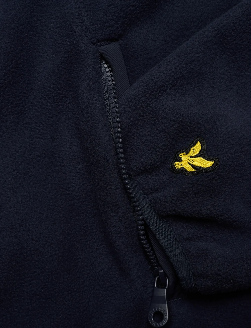 Lyle & Scott - Nylon Trim Polar Fleece - fleecejacken - z271 dark navy - 3
