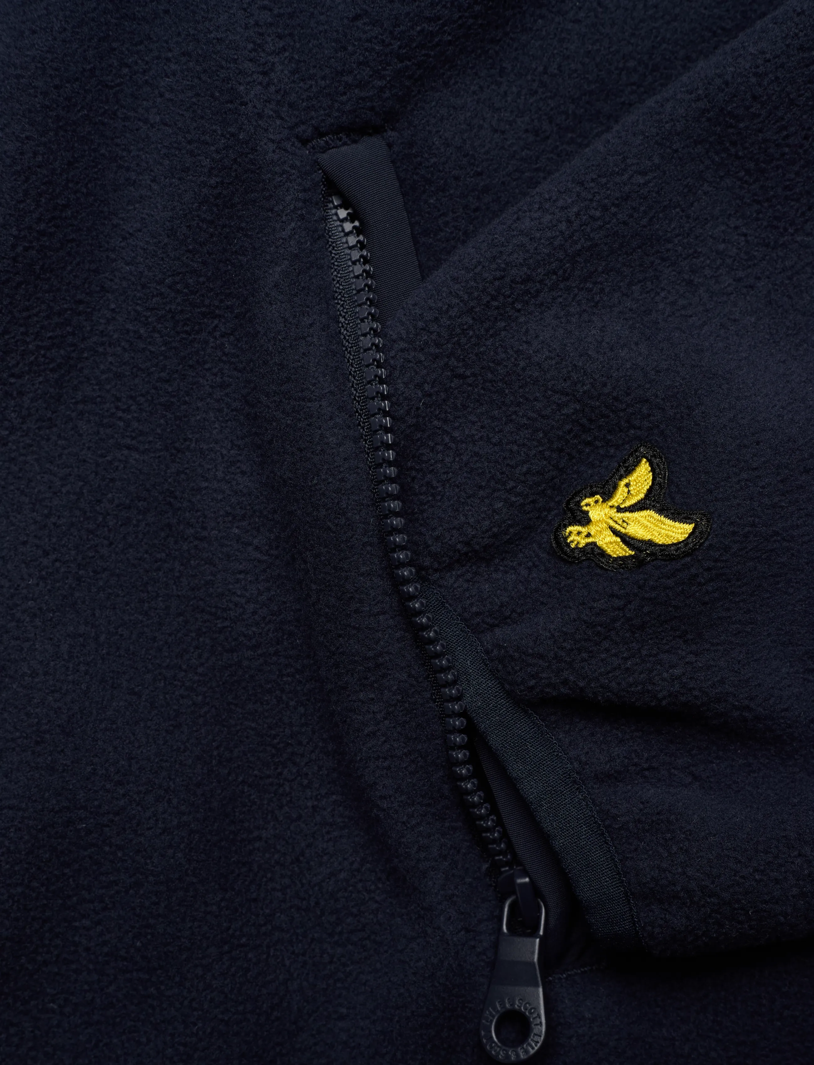 Lyle & Scott - Nylon Trim Polar Fleece - fleecejacken - z271 dark navy - 3