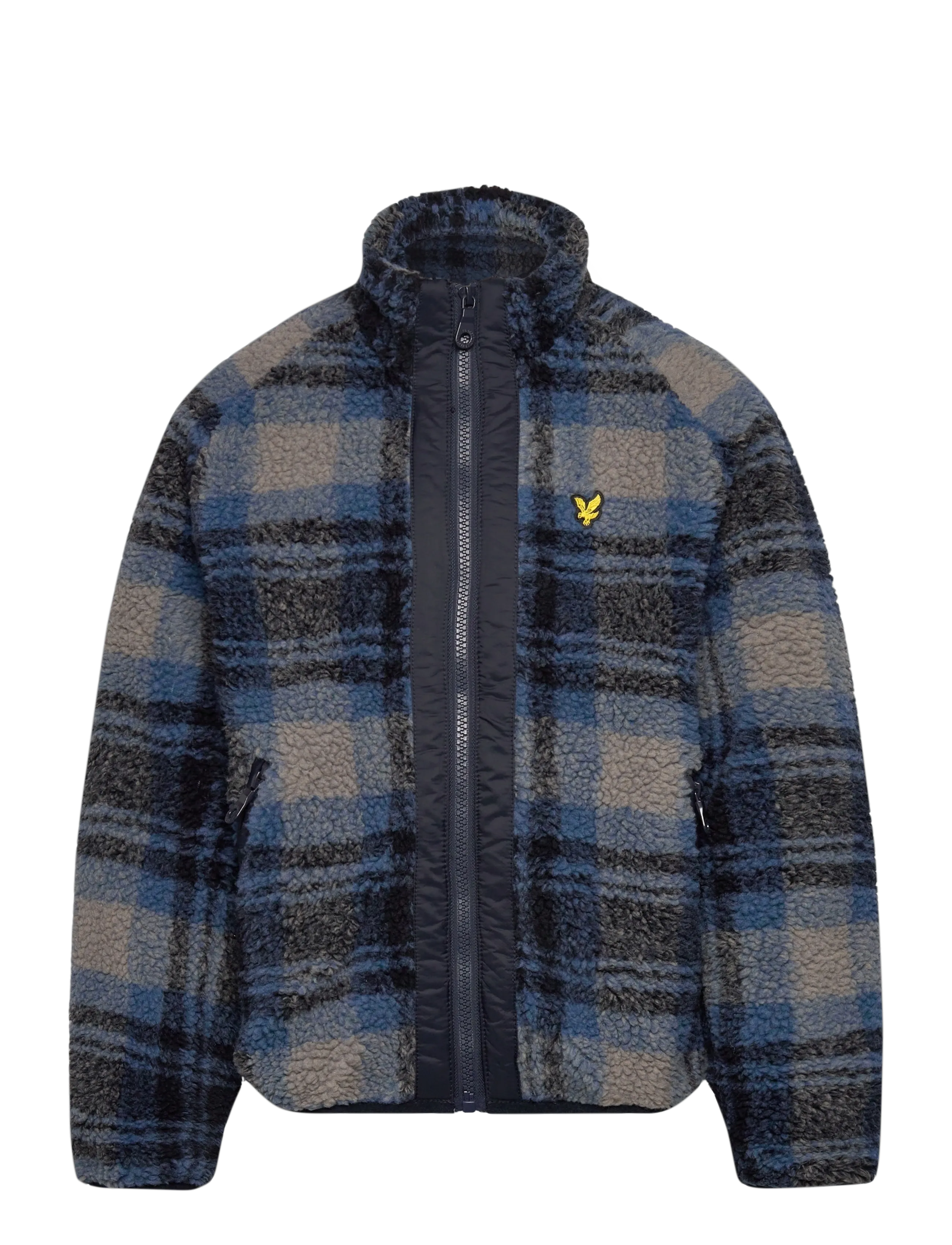 Jacquard Sherpa Fleece - Z99 NAVY