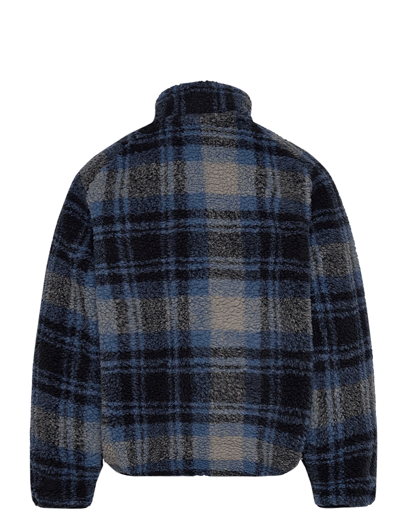 Lyle & Scott - Jacquard Sherpa Fleece - fleecejacken - z99 navy - 1