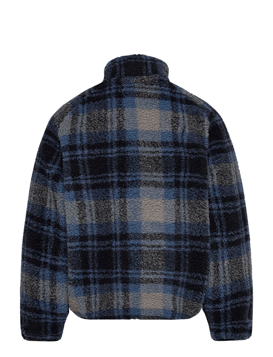 Lyle & Scott - Jacquard Sherpa Fleece - fleecejacken - z99 navy - 1