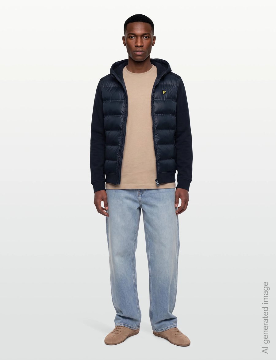 Lyle & Scott - Hybrid Hoodie - kapuutsiga pusad - dark navy - 0