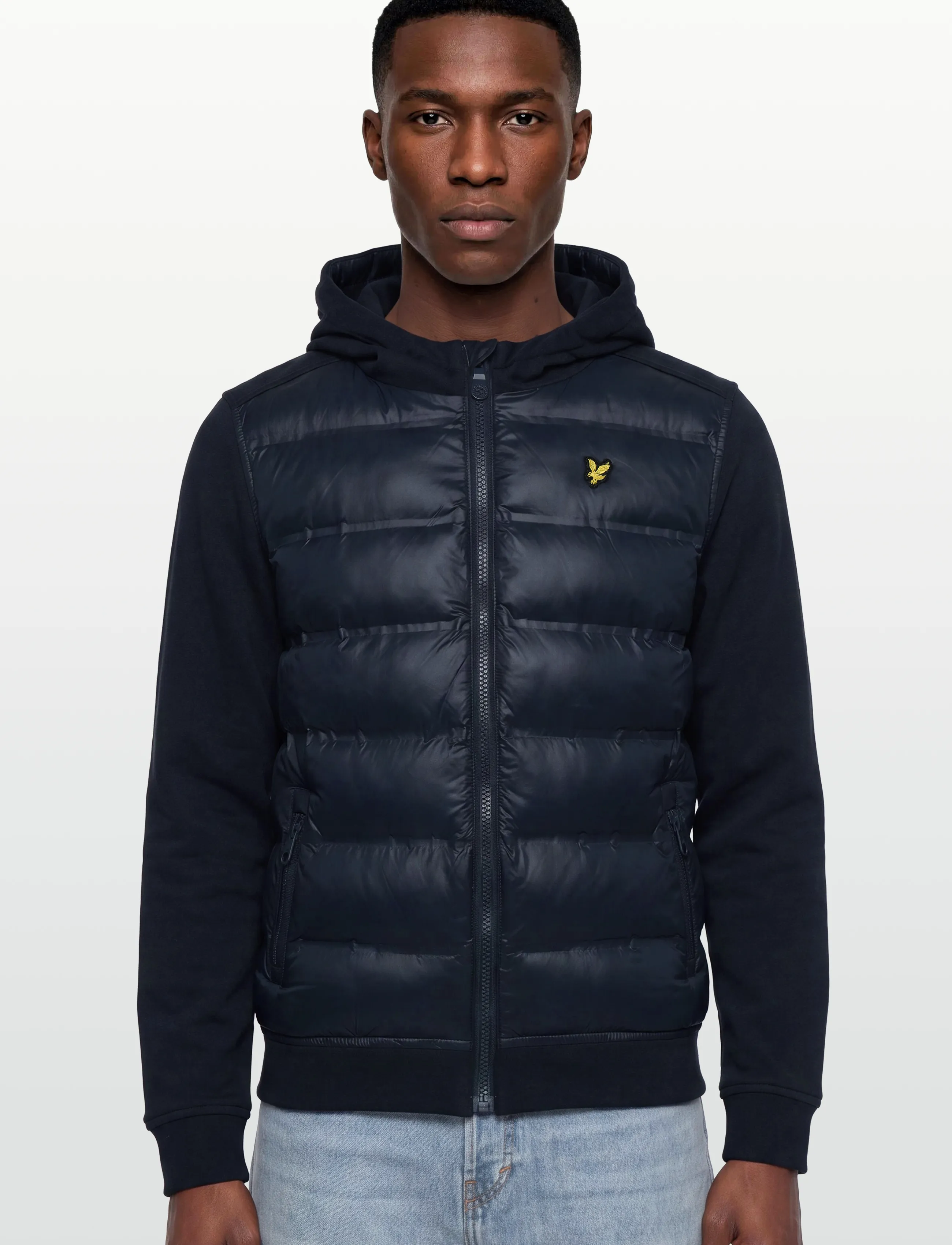 Lyle & Scott - Hybrid Hoodie - kapuzenpullover - dark navy - 3
