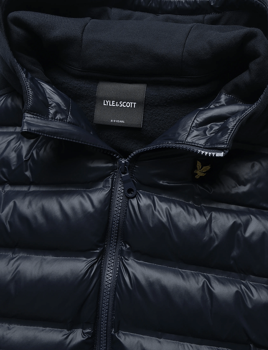 Lyle & Scott - Hybrid Hoodie - kapuutsiga pusad - dark navy - 5