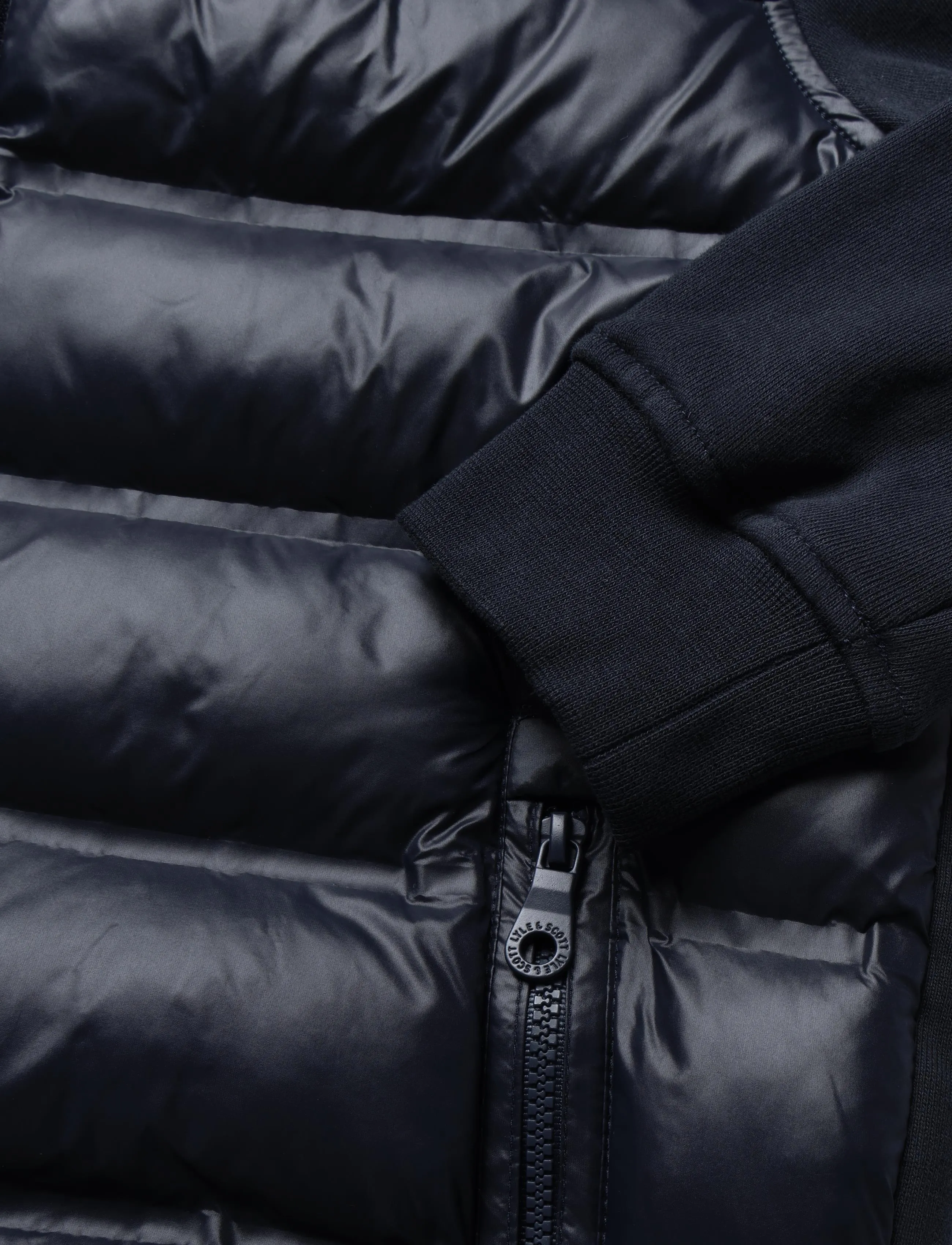Lyle & Scott - Hybrid Hoodie - hoodies - dark navy - 3