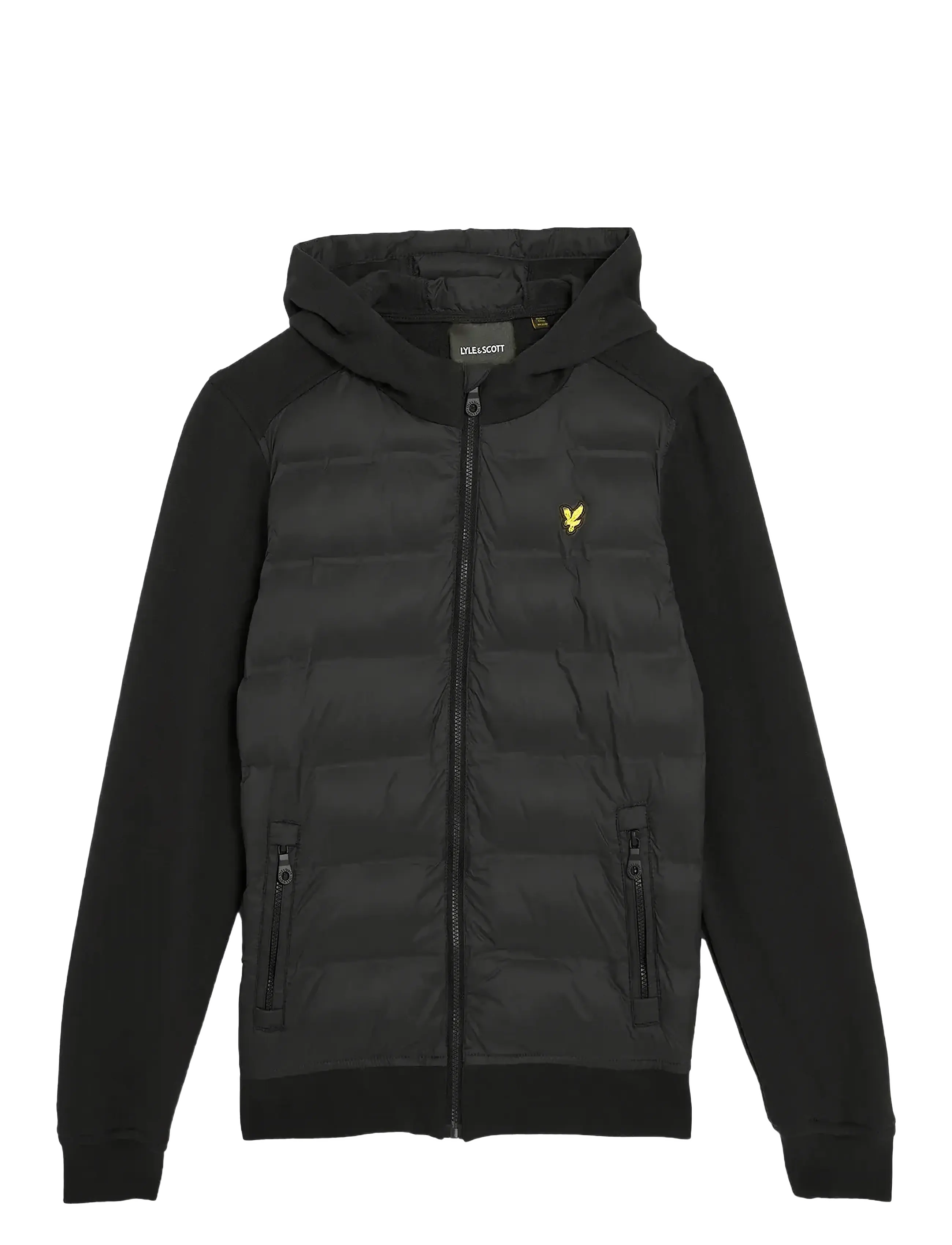 Lyle & Scott Hybrid Hoodie, 128-134, Sweatshirts Hoodies, Schwarz - Kinder