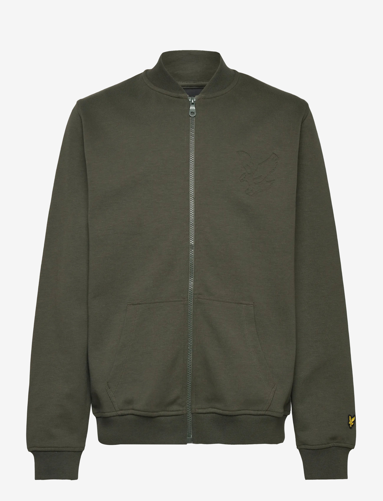 Lyle & Scott - Embossed Eagle Track Jacket - efterårstøj - x848 deep depths - 0